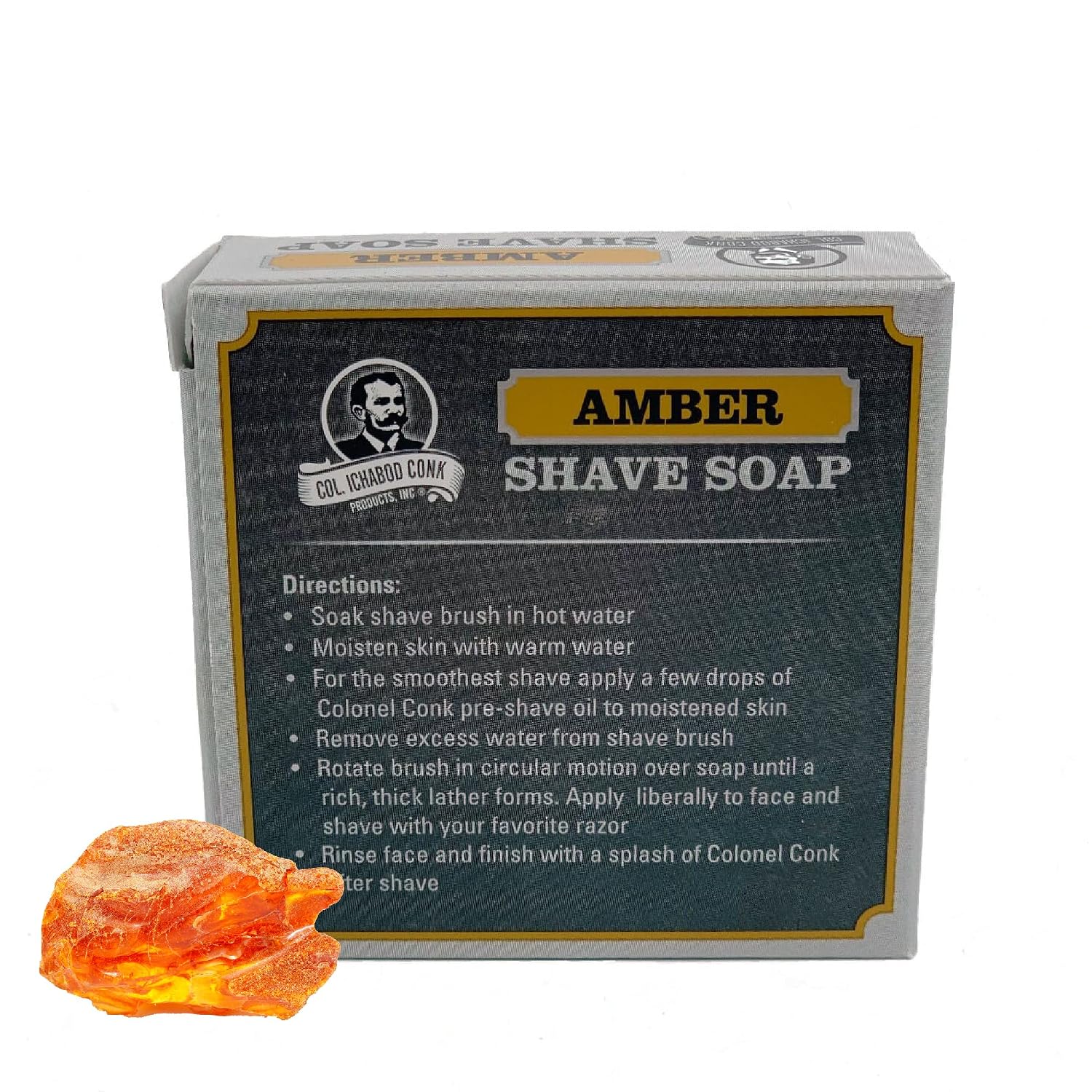 Col. Conk Worlds Famous Shaving Soap, Bay Rum (Net Weight 2.25 Oz)