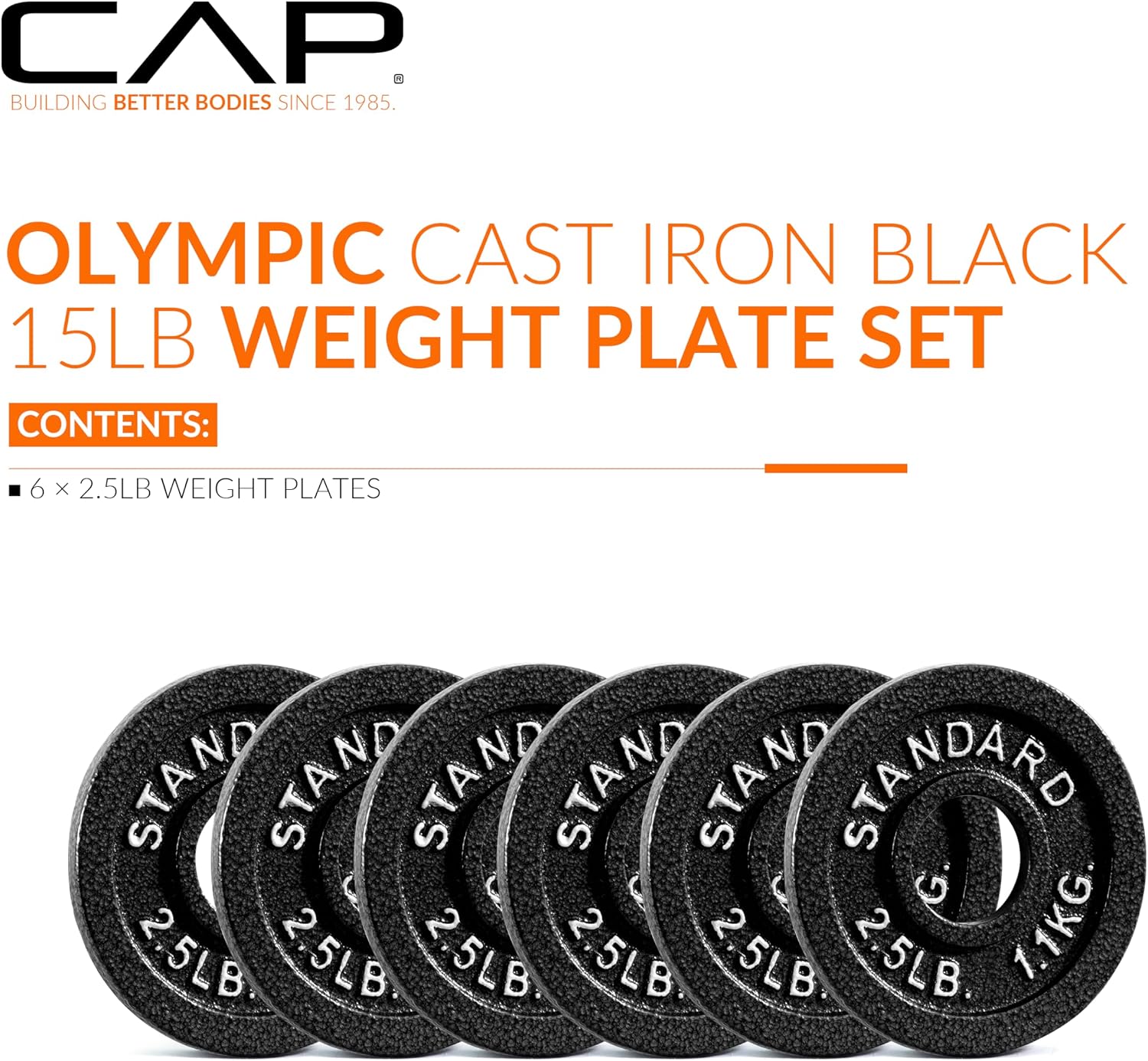 CAP Barbell 2-Inch Olympic Weight Plate | Multiple Options