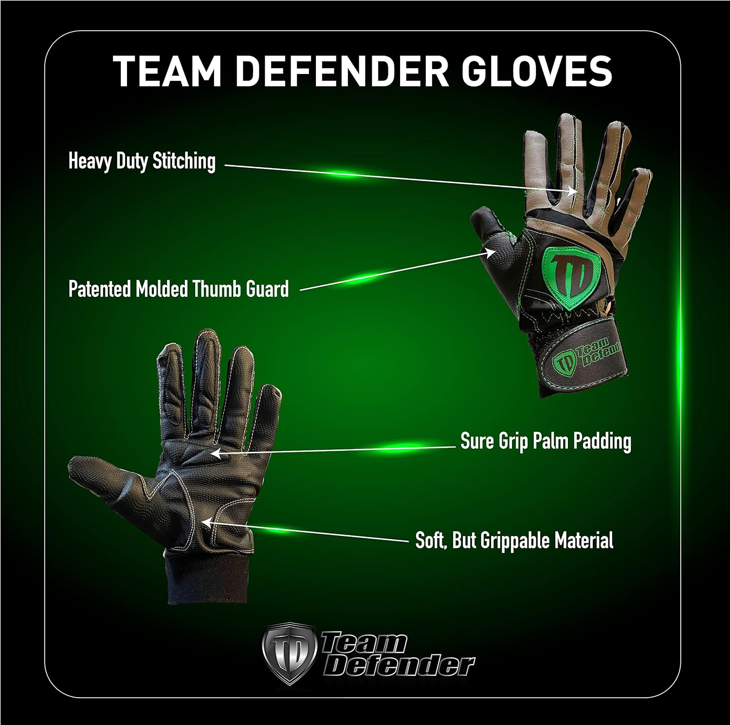 Team Defender Youth Pro Series Thumb Guard Protective