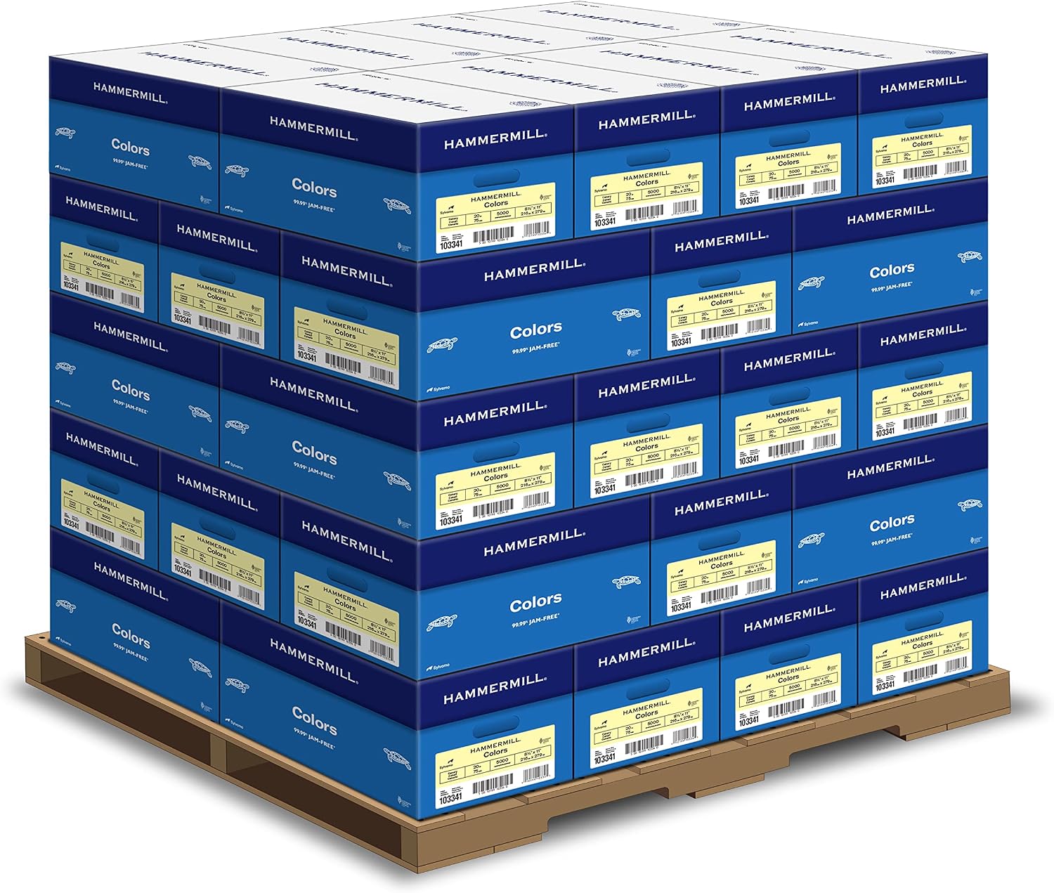 Hammermill Colored Paper, 20 lb Blue Printer Paper, 8.5 x 11 - Made in the USA, Pastel Paper, 103309R - 1 Ream (500 Sheets)