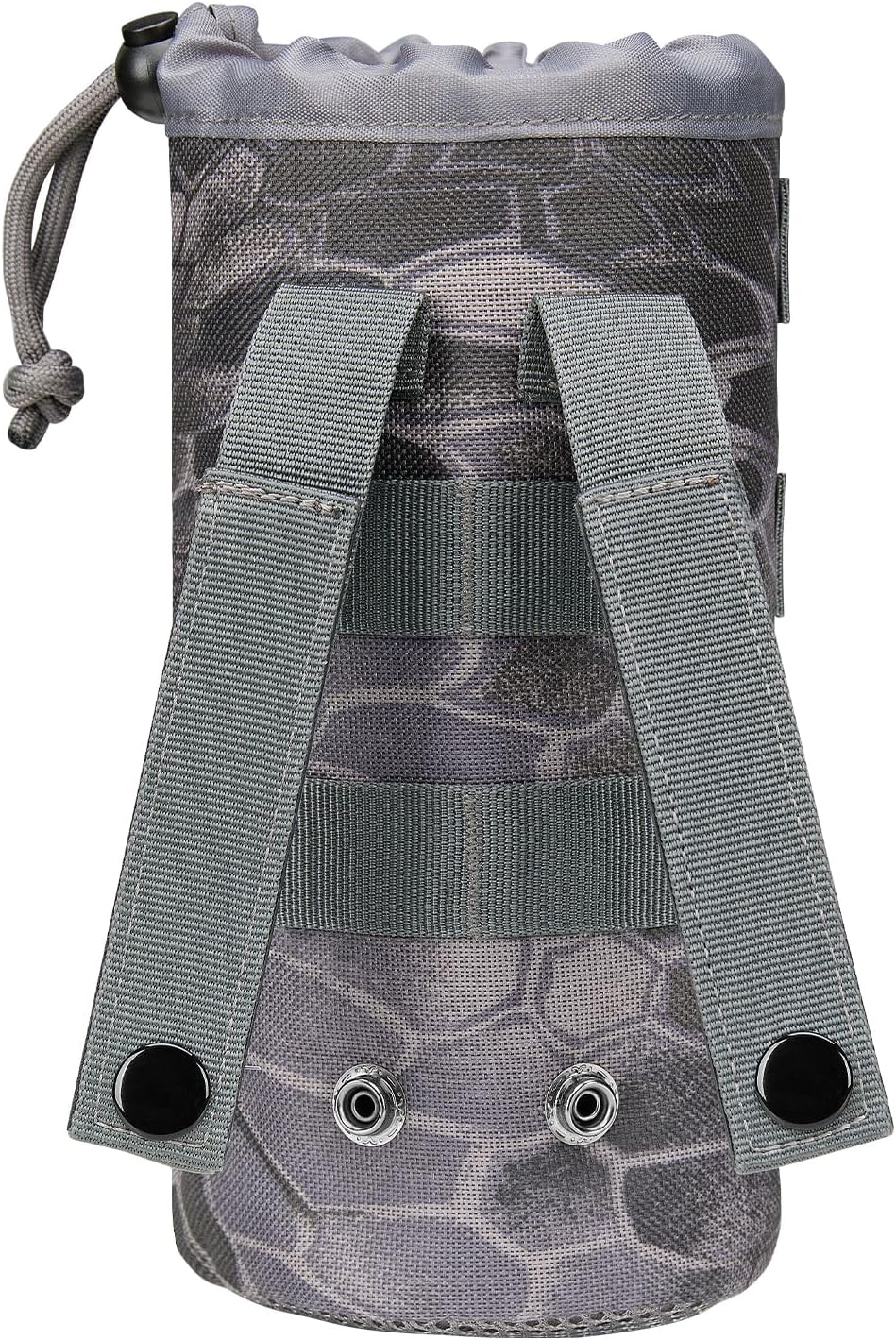 Gonex MOLLE Bottle Pouch, Drawstring Water Bottle Holder | 900D Oxford, Mesh Bottom, Fits MOLLE Packs & Vests, Flexible Height, Holds Bottles or Umbrellas
