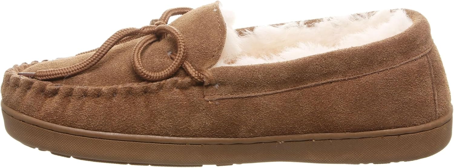 BEARPAW Moc II 2 - Men's Sheepskin Slipper - 1295M | Comfortable & Lightweight Men's Shoe, Medium Fit, Multiple Colors