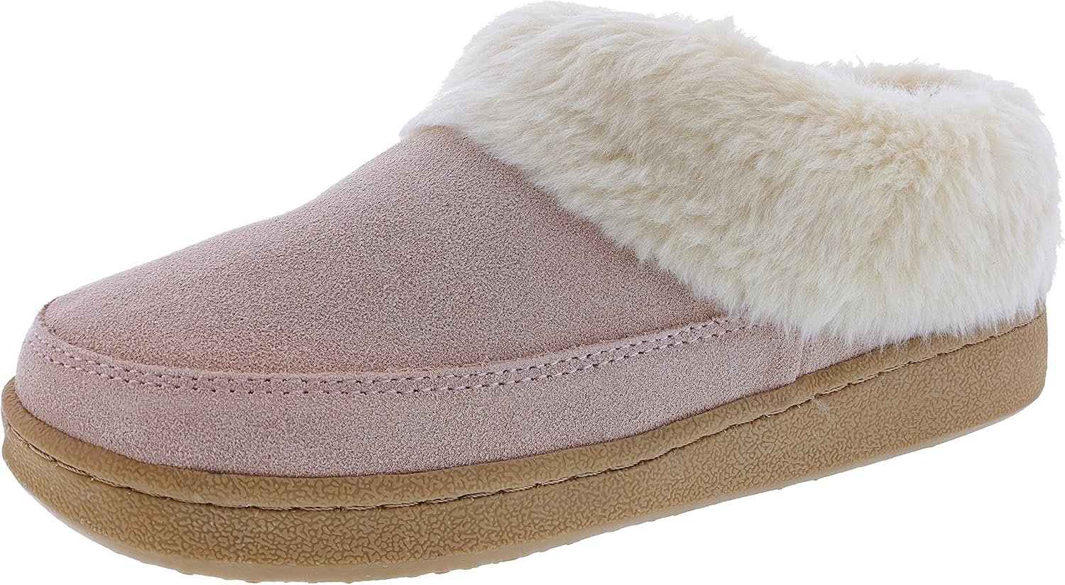 Clarks Womens Faux Fur Lined Clog Slippers Warm Cozy Indoor Outdoor Plush Slipper for Women