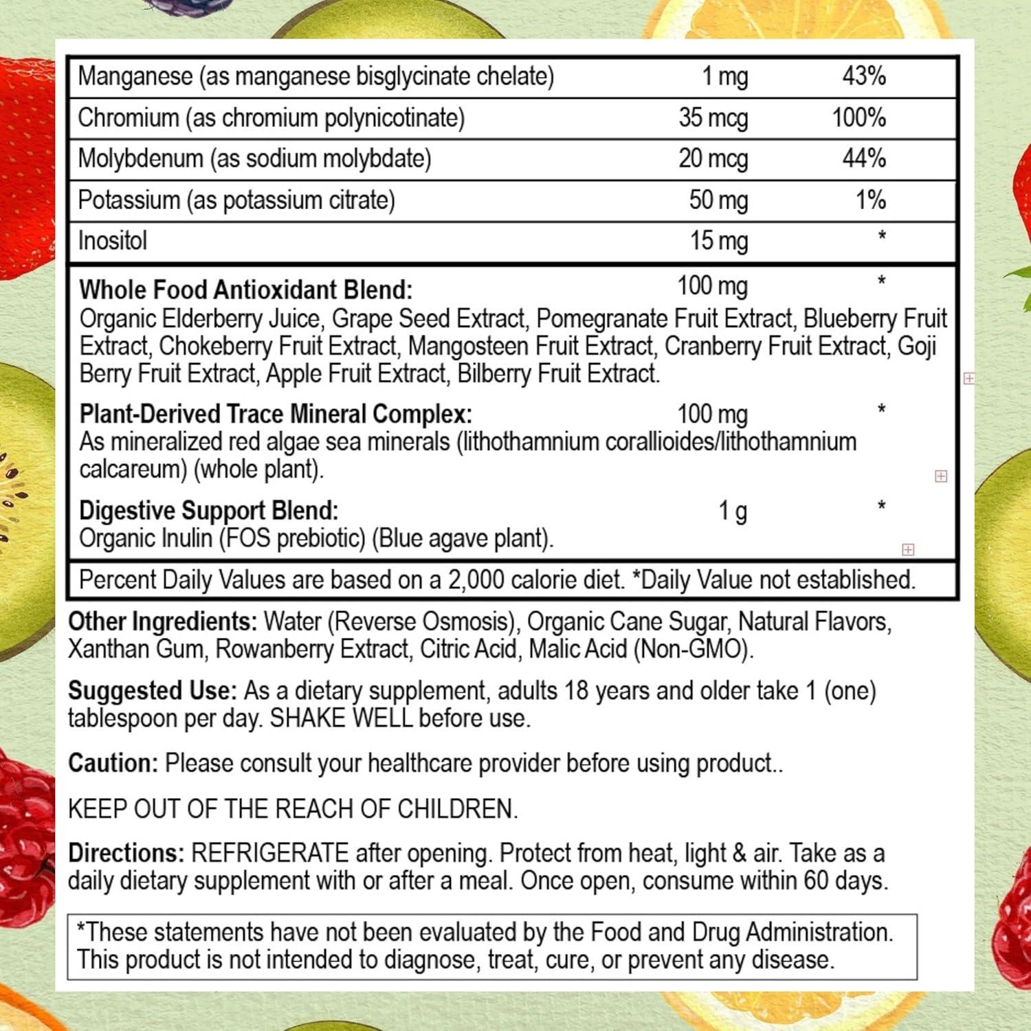 Go Healthy Liquid Multivitamin for Women, Men, Teens | Vegan Vitamin & Mineral Supplement | High Absorption | Premium Liquid Formula | Immune Support | Peach Mango Flavor | 32 Servings