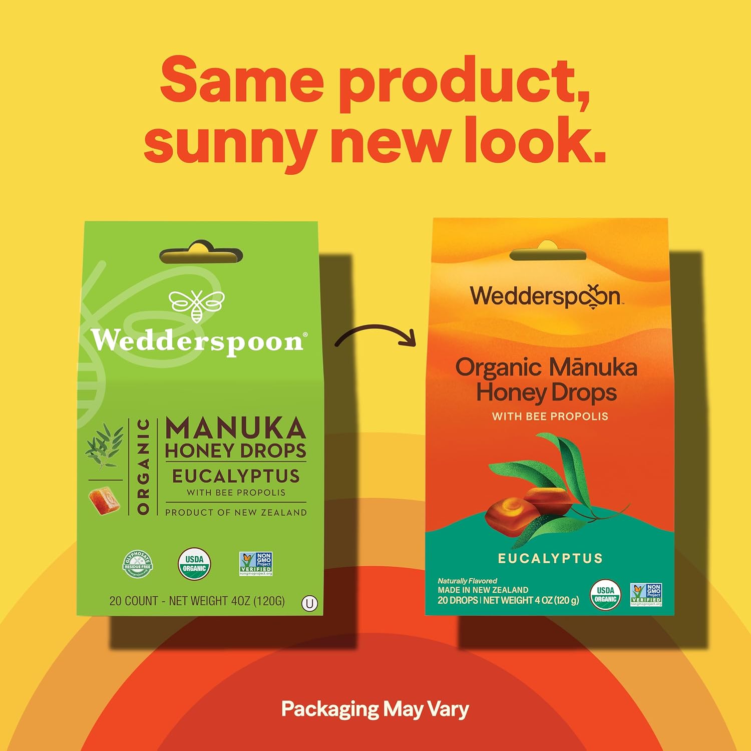Wedderspoon Organic Manuka Honey Drops, Honey & Echinacea, 20 Count | USDA Organic | Genuine New Zealand Honey, Natural Remedy for Dry Throat | USDA Organic, Genuine New Zealand Honey, Natural Remedy for Dry Throat
