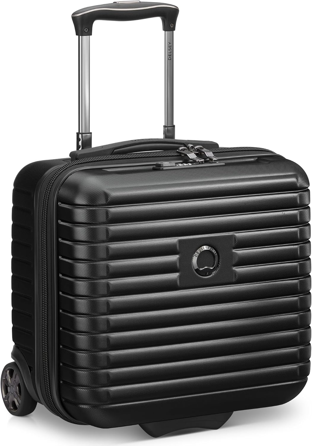 DELSEY PARIS Cruise 3.0, 20 Inch Carry-On Hardside Luggage, Deep Sea Navy | Expandable Suitcase, Lightweight 100% Polycarbonate Shell, Dual-Density Spinner Wheels, USB Port, TSA Lock