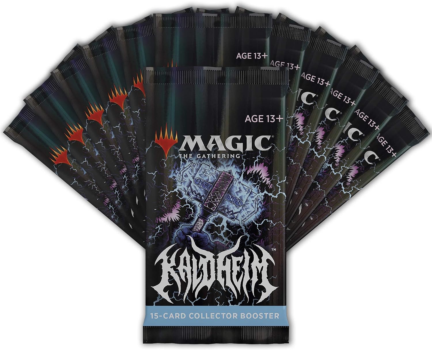 Magic: The Gathering Kaldheim Collector Booster Box | 12 Packs (180 Magic Cards)