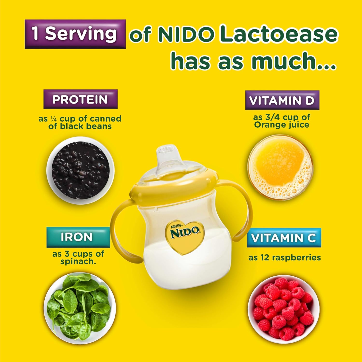 Nestle Nido Lacto-Ease Toddler Milk Powder 28.2 oz