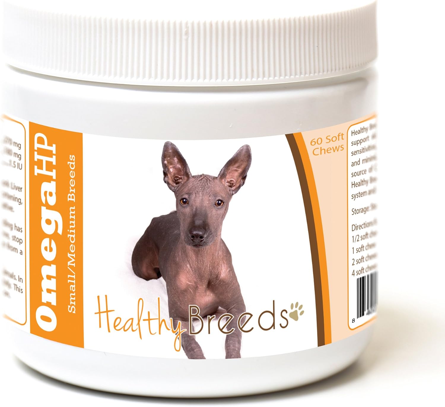 Healthy Breeds Siberian Husky Omega HP Fatty Acid Skin and Coat Support Soft Chews 60 Count