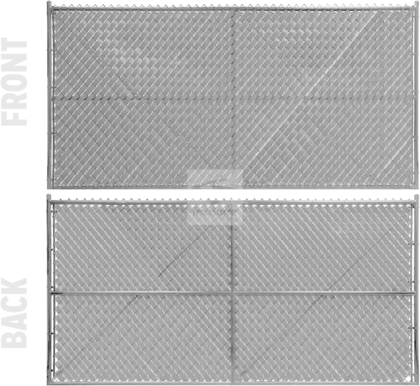 Chain Link Fence Privacy Tape 250 ft (40 SqFt) (Arctic White) | Gardening, Outdoor Wall, Balcony, Patio, Yard, Injury Prevention, Safety Fence Cover for Dog, Other Pet Hedge Slats