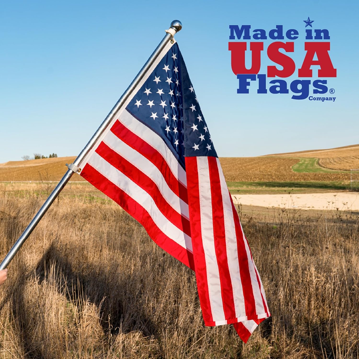 American Flag 6x10 Nylon - Outdoor USA Flag Made in USA
