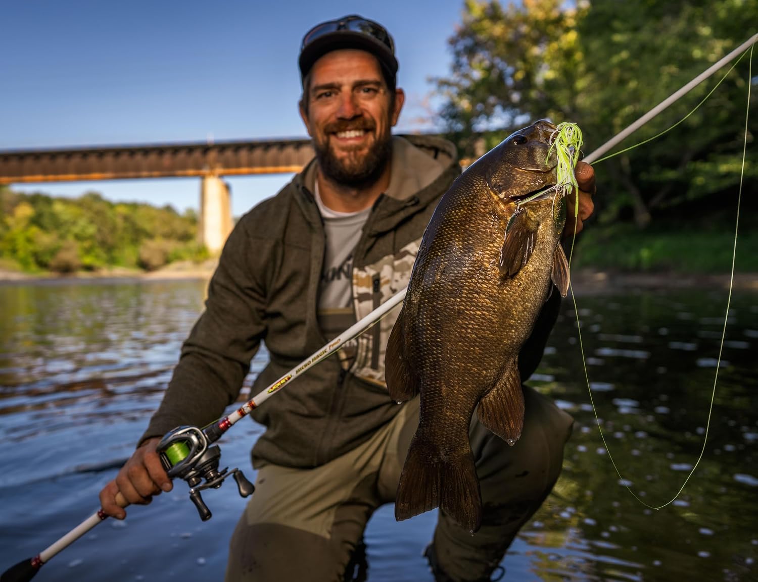 Duckett Fishing Micro Magic Pro Casting, Spinning & Crankin' Rods, Durable, Sensitive and Balanced Multi-Modulus Sensi-Touch Blanks
