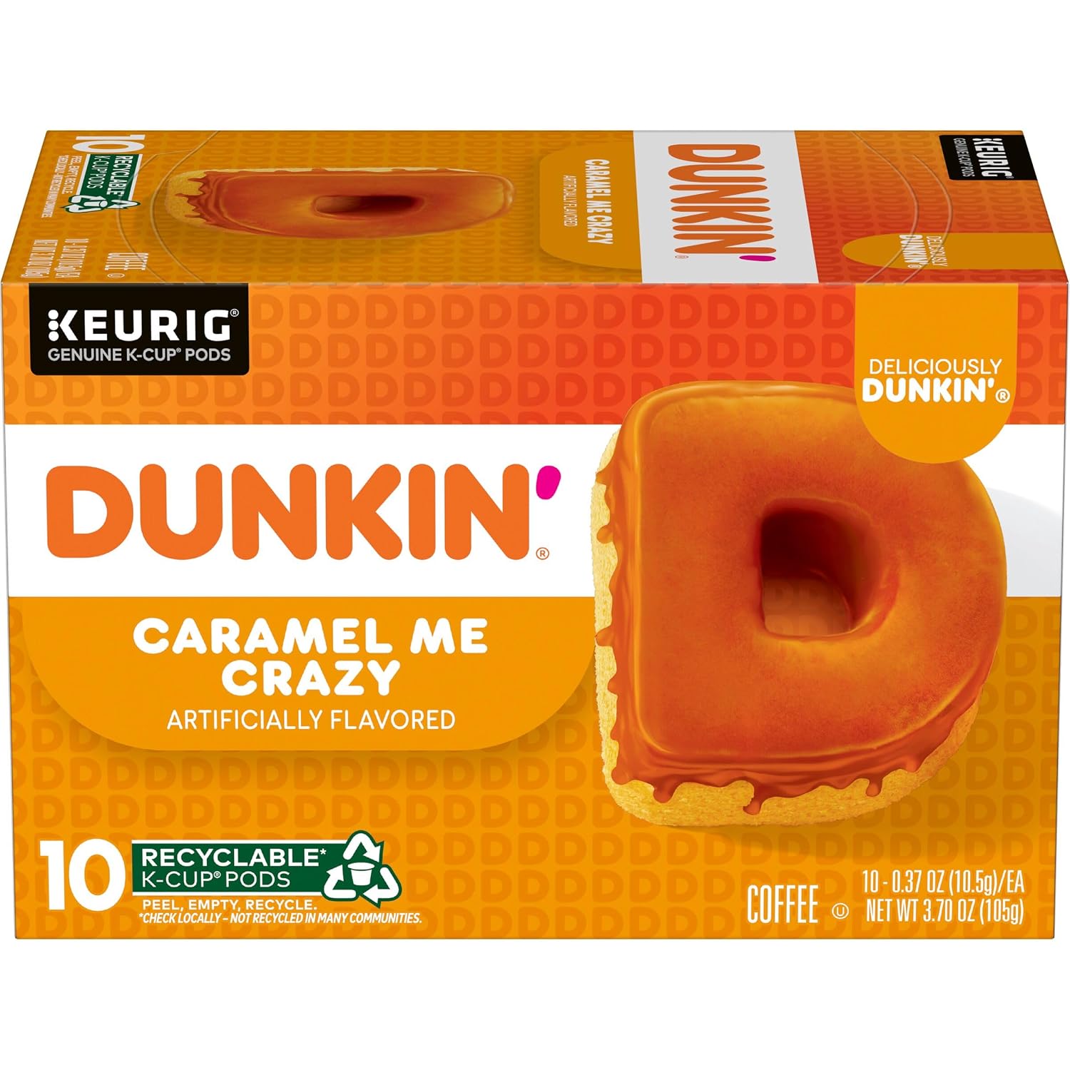Dunkin’ French Vanilla Artificially Flavored Coffee, 60 Keurig K-Cup Pods | 6 boxes of 10 single serve coffee pods each, Smooth & rich flavor, Made with arabica coffee, Shelf stable, SNAP EBT eligible