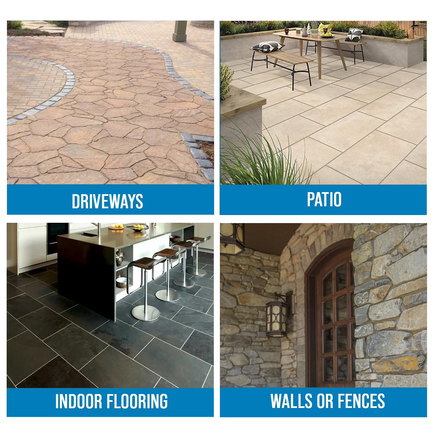 Rainguard Water Sealers Stone Sealer, Penetrating Protection Against Moisture Damage and Stains, for All Stone Surfaces, Silane/Siloxane Waterproofer, Natural Finish, Ready to Use, 5 Gallons | Silane Siloxane Waterproofer, Protects Against Moisture Damag…