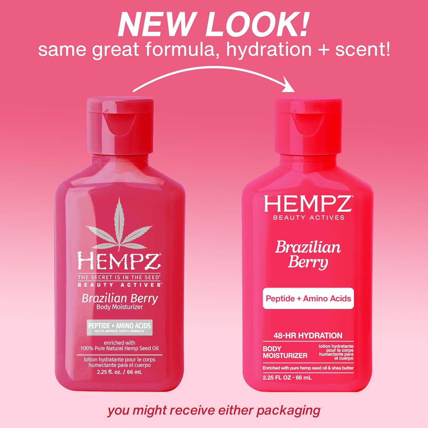 Hempz Sweet Jasmine & Rose Herbal Body Moisturizer for Women, 17 Fl. oz. - Moisturizing Lotion with 100% Pure Hemp Seed Oil, Collagen