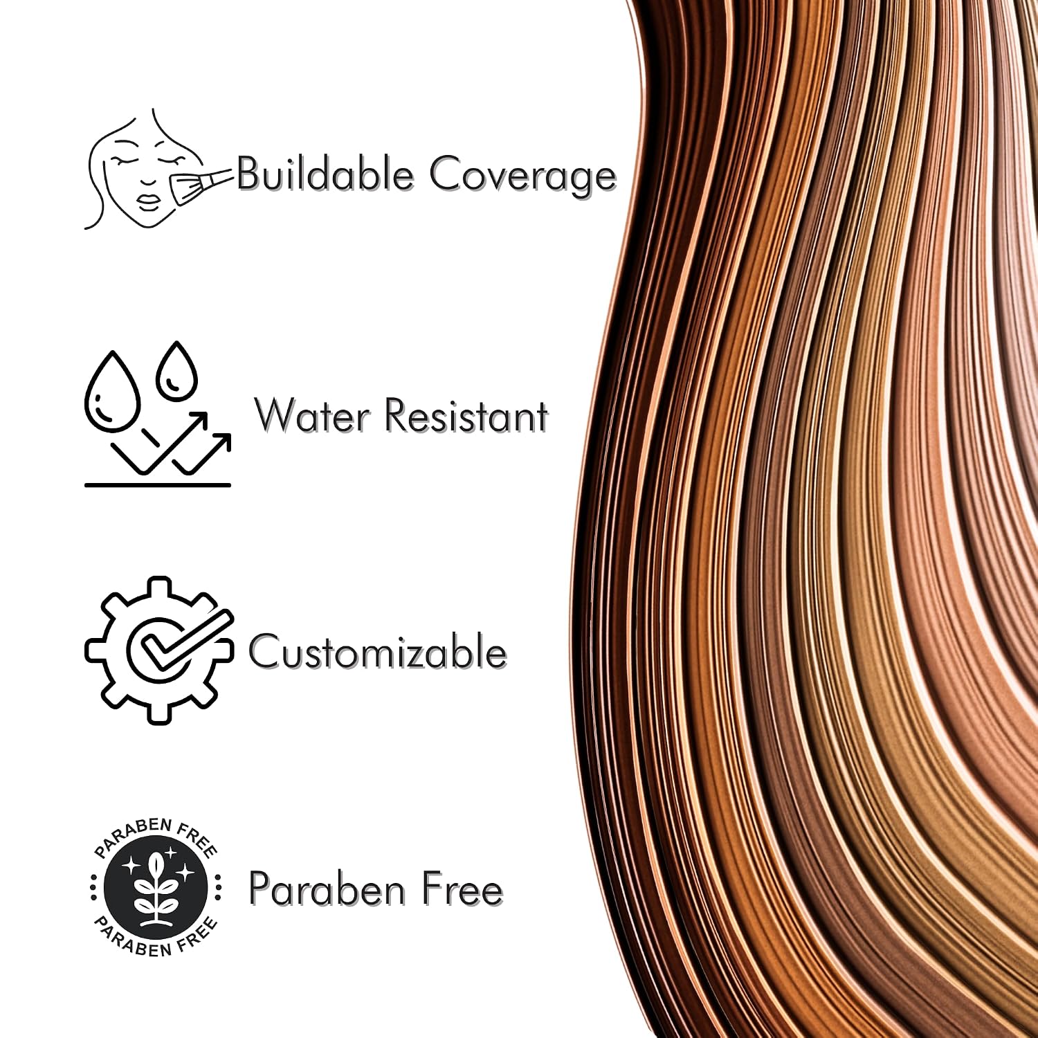 Ultimate Foundation in Medium-Deep Beige-Pink Undertones, 500B Series by cinemasecrets
