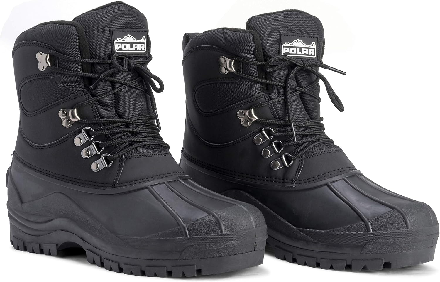 POLAR Mens Snow Waterproof Duck Hiking Bean Hiker Walking Short Ankle Boots