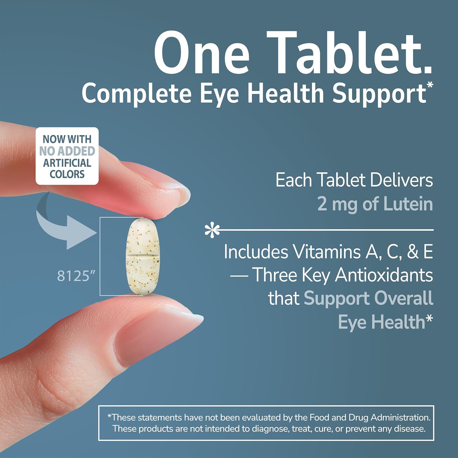 21st Century Healthy Eyes with Lutein Vision Support Tablets, 60 Count | Eye Vitamin with Lutein Plus Antioxidants A, Compare VS. Ocuvite® with Lutein, C, E, Zinc, Vision & Eye Health Support