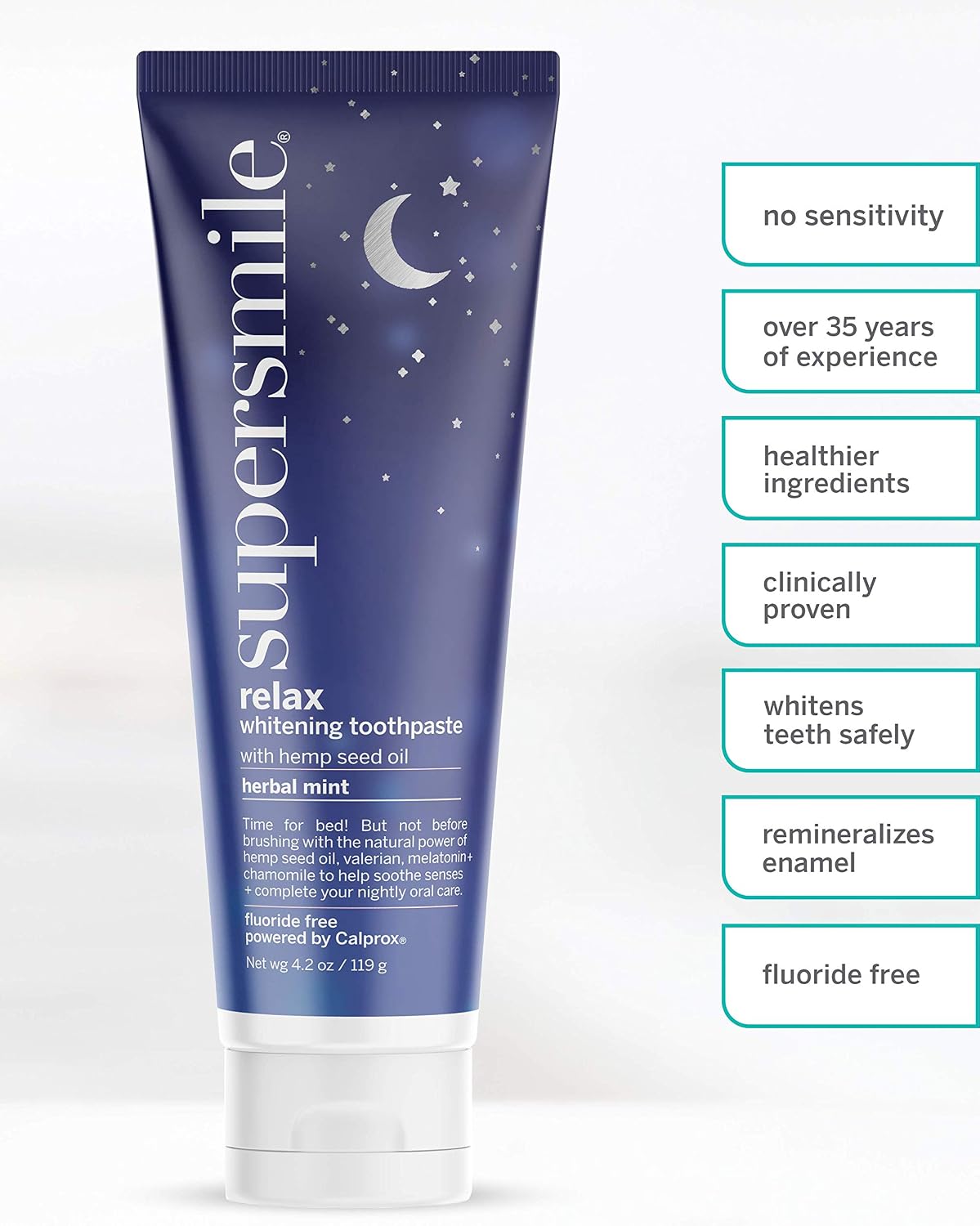 Supersmile Awake Zesty Mint Whitening Toothpaste, with Caffeine, 4.2 Oz