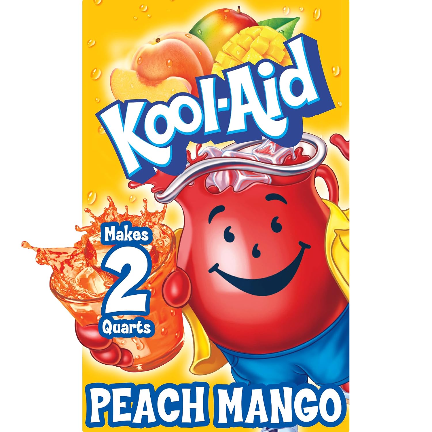 Kool Aid Powdered Packets - Peach Mango - 45 Envelopes