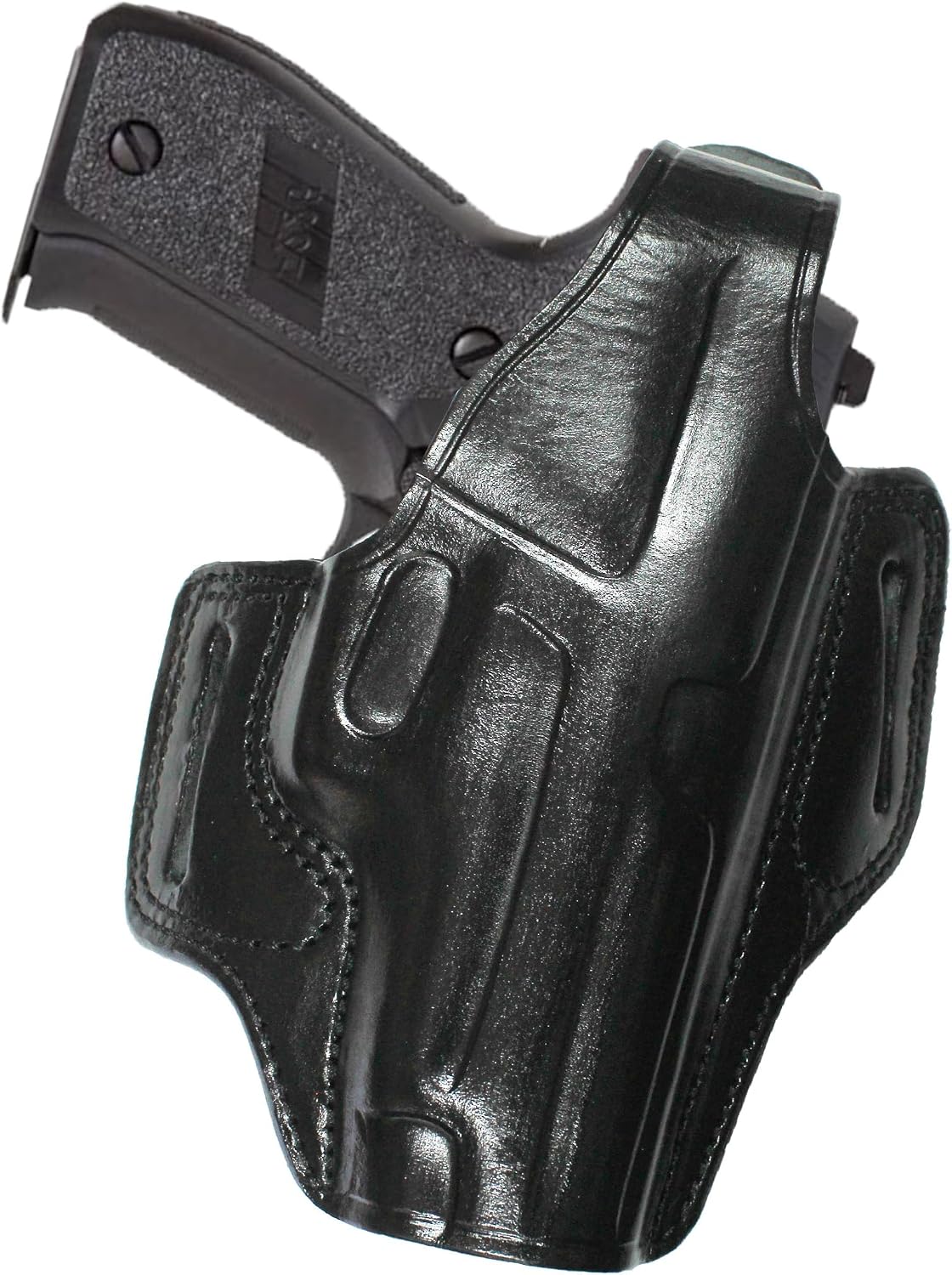 YT HOBBY Handmade Leather OWB Carry Two Slot Thumb Break Gun Holster for Sig P226