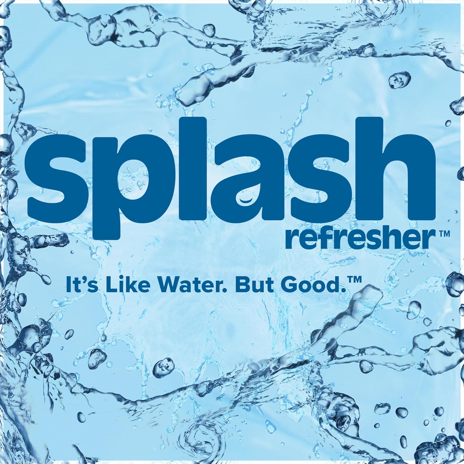SPLASH REFRESHER Flavored Water Bottles, Mandarin Orange - 6 Pack | Refreshing Flavored Bottled Water with Electrolytes - Zero Sugar & Zero Calories - 16.9 Fl Oz