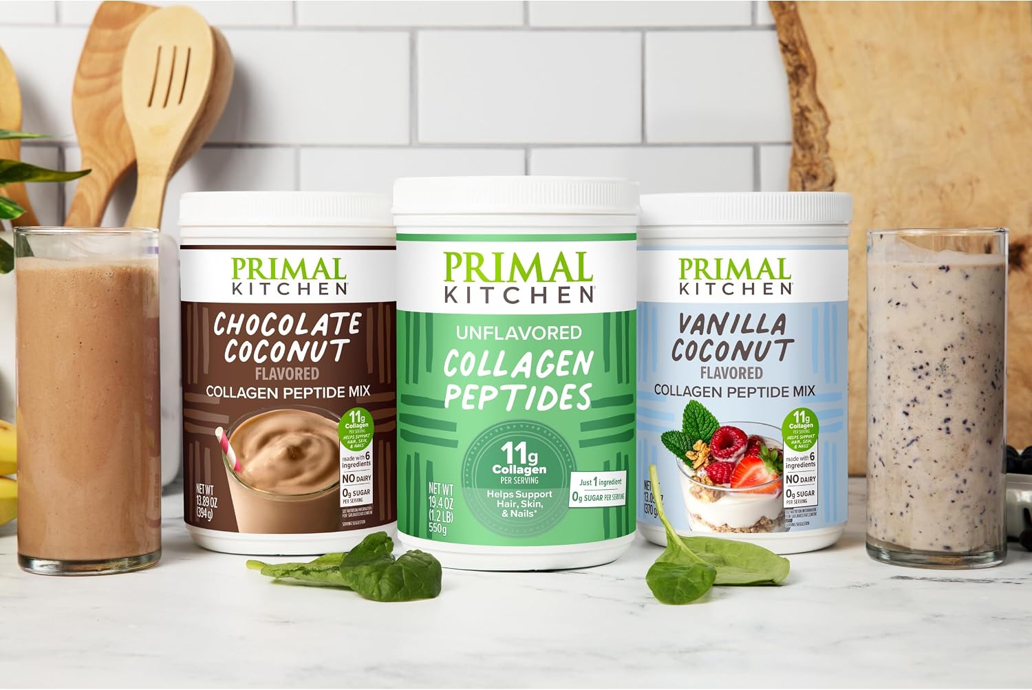 Primal Kitchen Collagen Peptides, Unflavored Collagen Powder, 1.2 Pounds