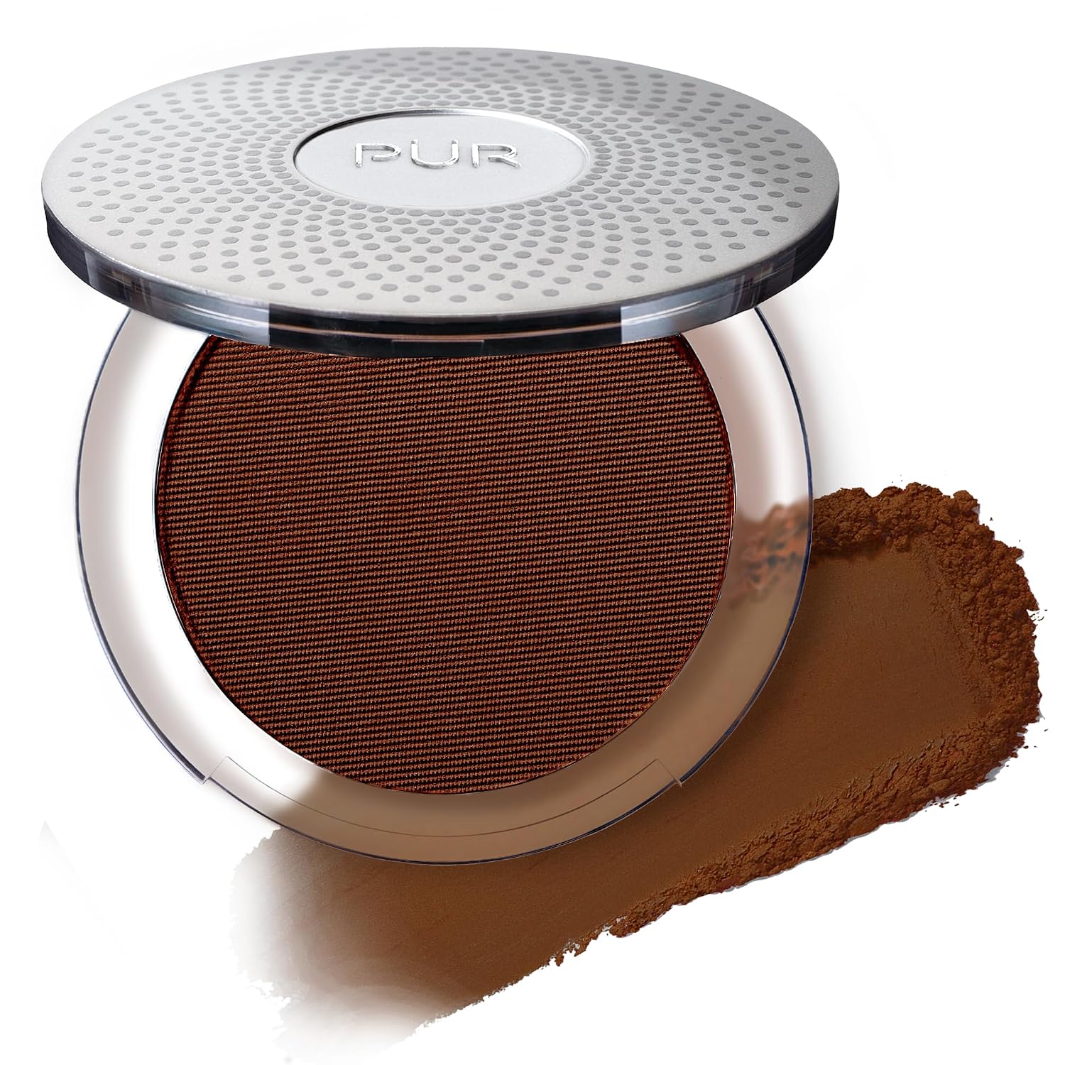 PÜR 4-in-1 Pressed Mineral Makeup Powder Foundation with SPF 15 | Buildable Foundation Coverage - Smooth, Even-Looking Complexion Makeup Delivers Custom Coverage and Comfortable Everyday Wear