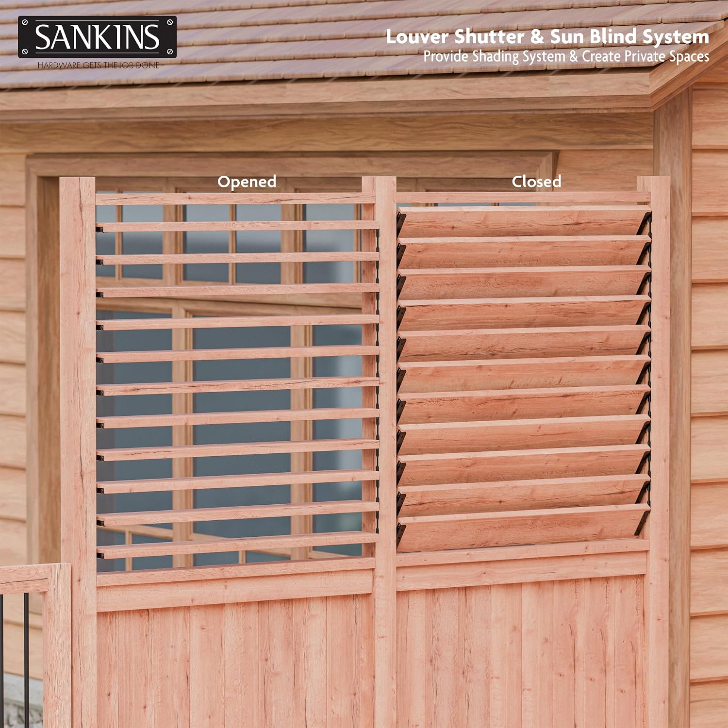 Deck Sunblind System Window Louver Kit, Louver Bracket Kit Sunblind System Pergola Brackets