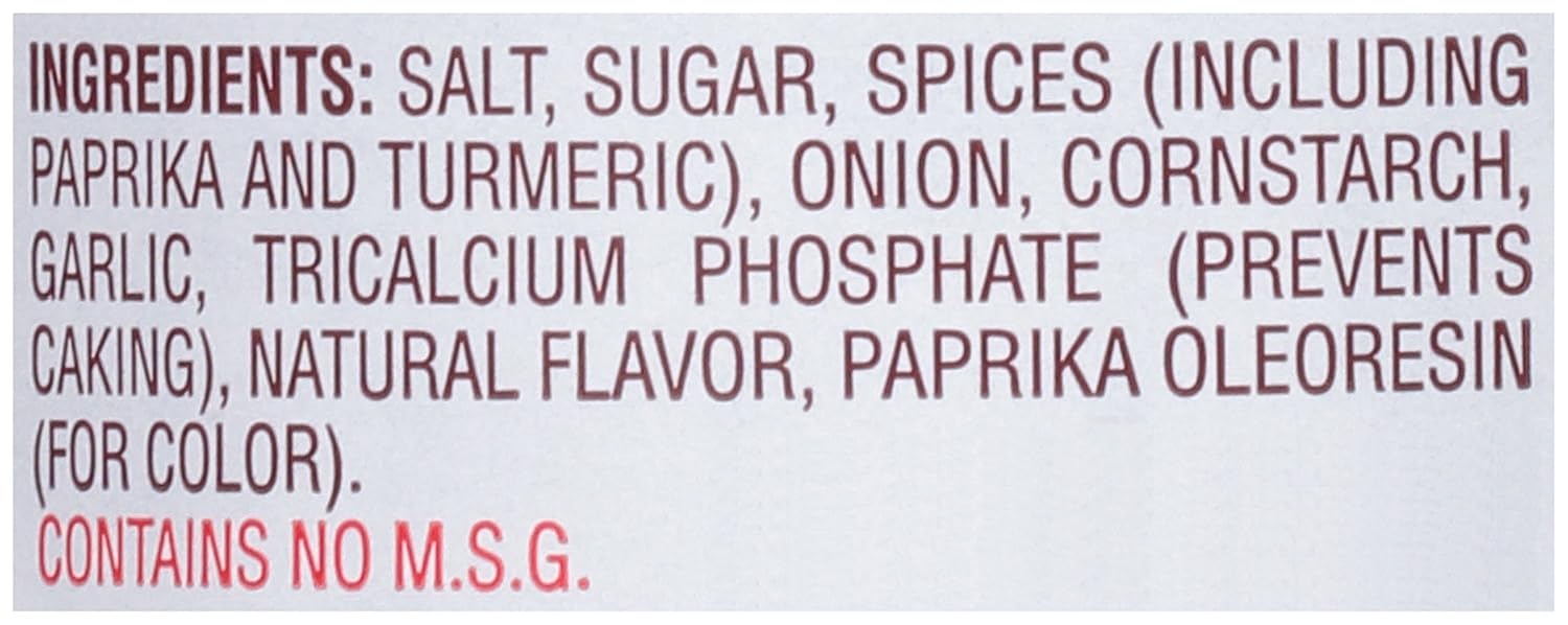 Lawry’s Seasoned Salt, No MSG Added, Kosher Certified, Staple, Versatile, All-Purpose Seasoning to Shake on Beef, Pork, or Poultry, 16 oz