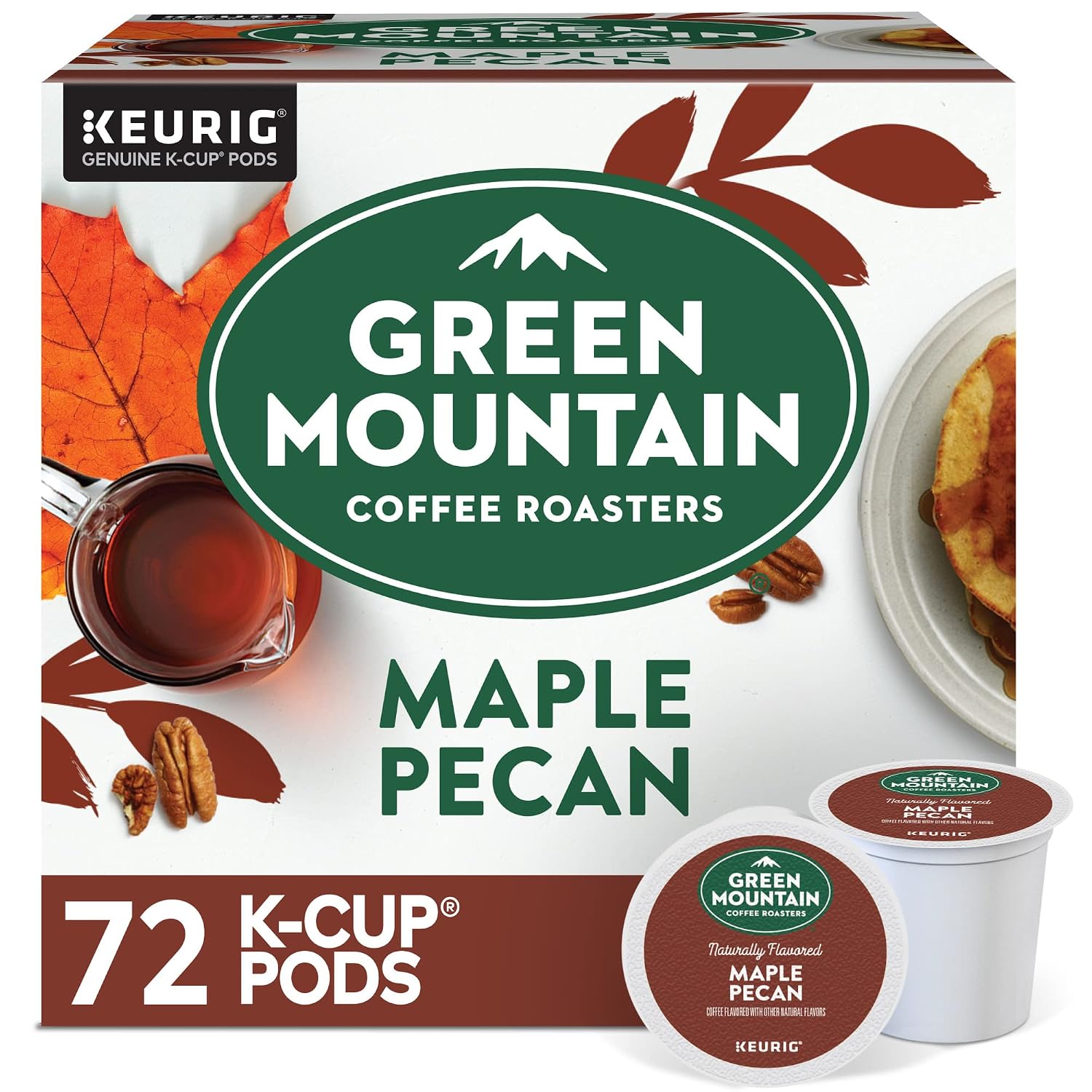 Green Mountain Coffee Roasters Island Coconut, Single-Serve Keurig K-Cup Pod, Flavored Light Roast Coffee, 24 Count (Pack of 1)