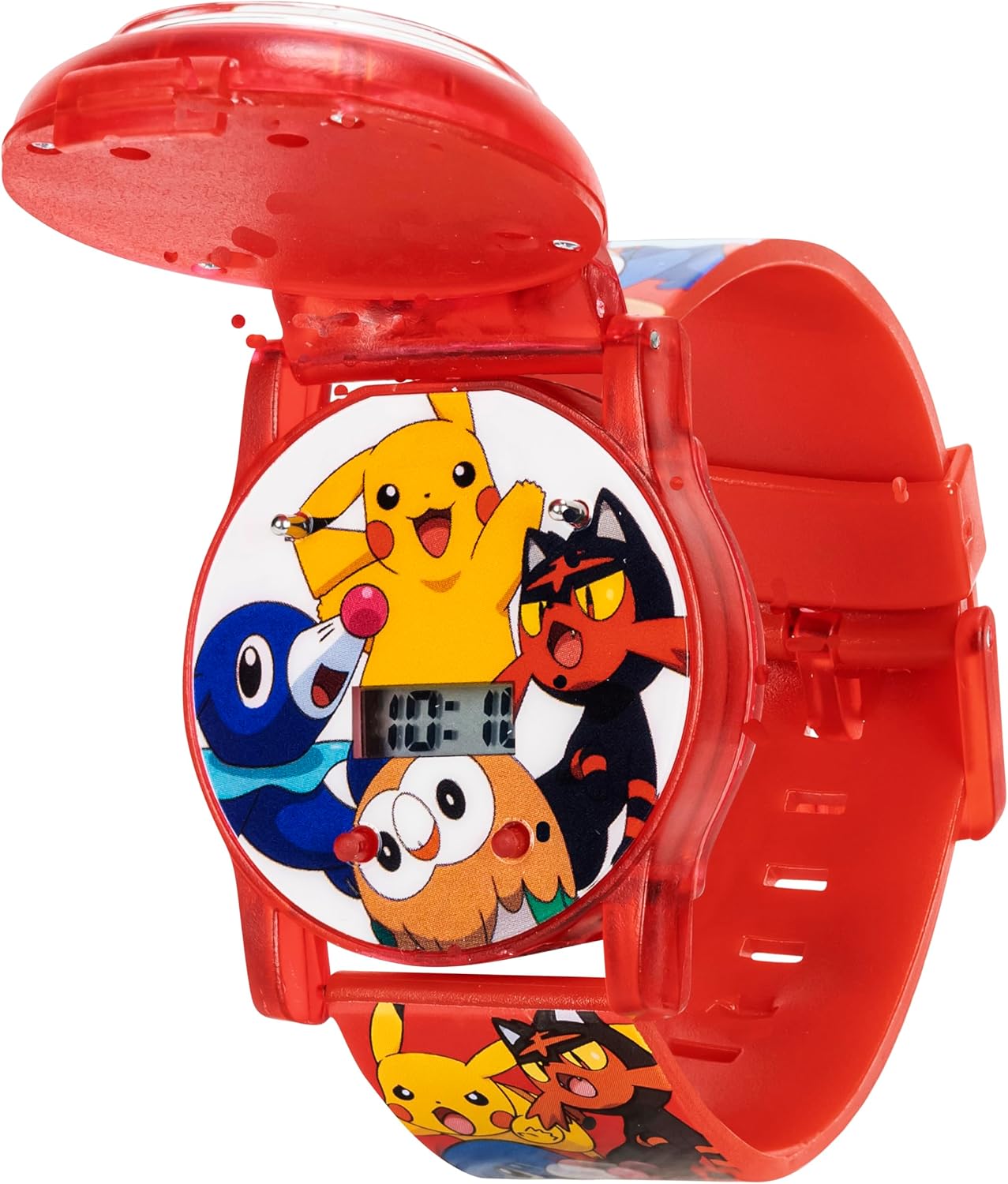 Accutime Kids Pokemon Digital LCD Quartz Watch for Boys, Girls, and Adults All Ages