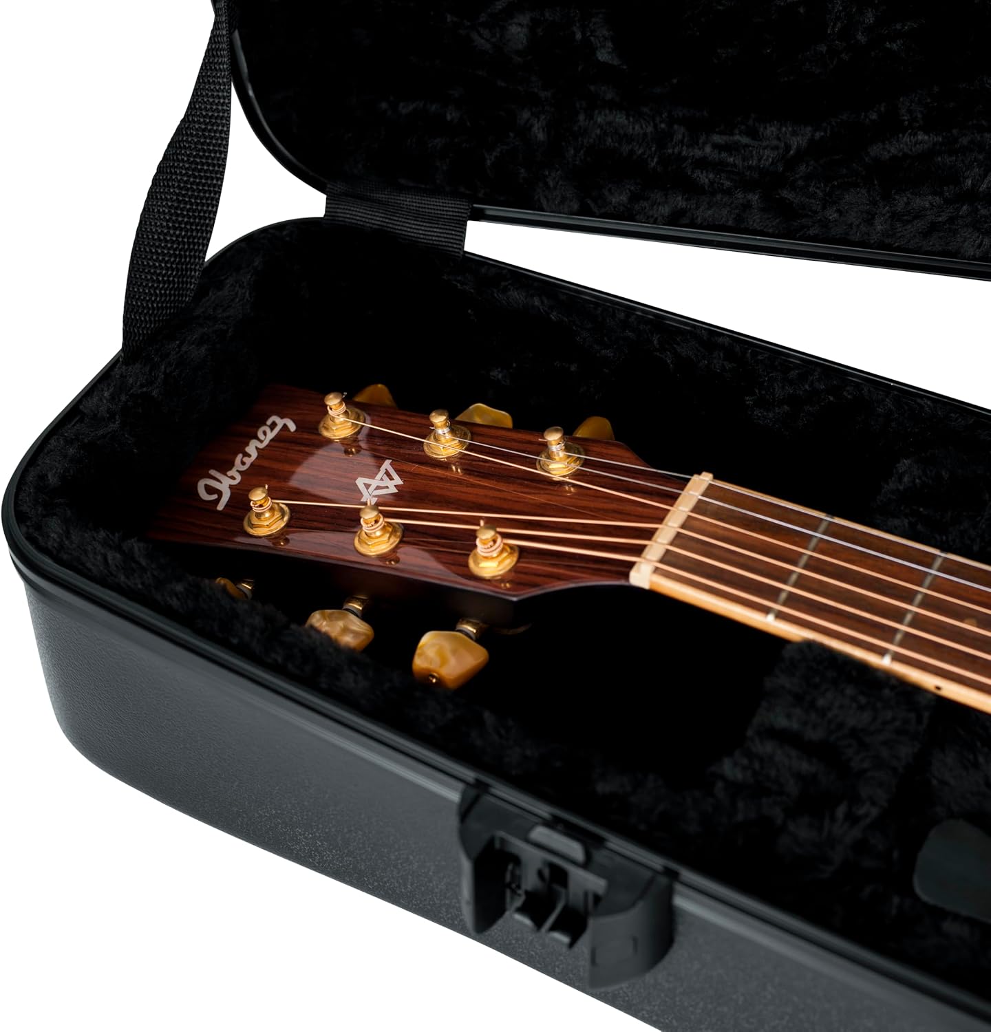 Gator Cases Molded Flight Case For SG Style Double Cut Away Guitars With TSA Approved Locking Latch, (GTSA-GTRSG)