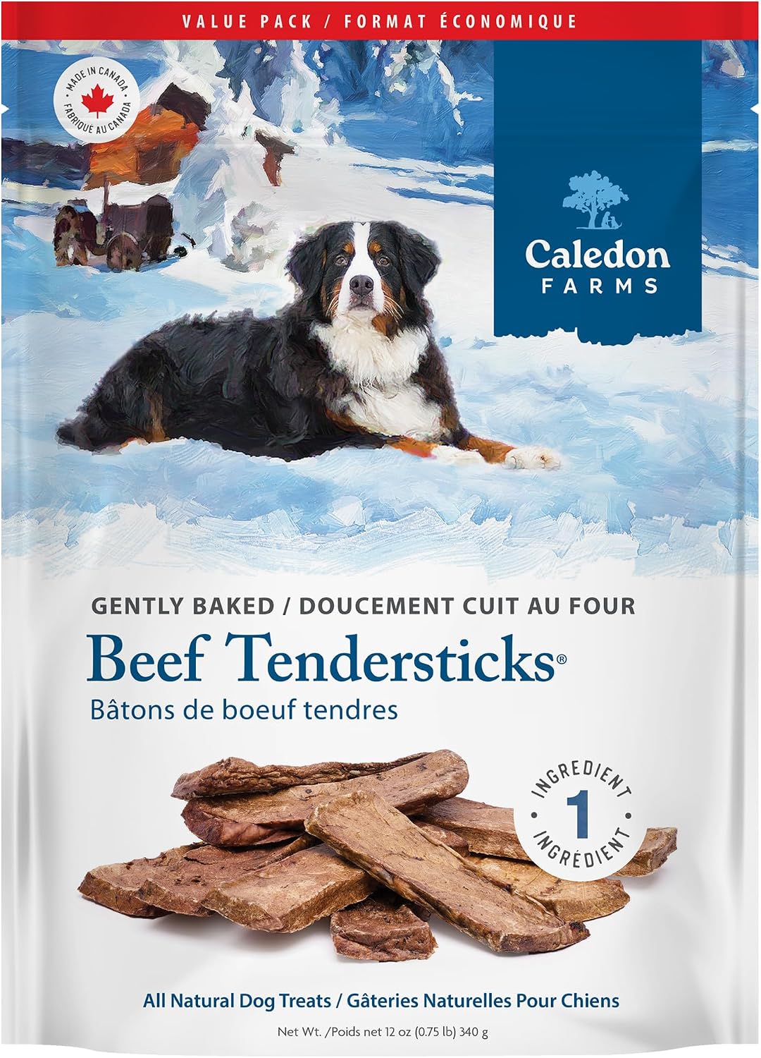 Caledon Farms Beef Tendersticks All Natural Dog Treats 3.9oz / 110 Grams