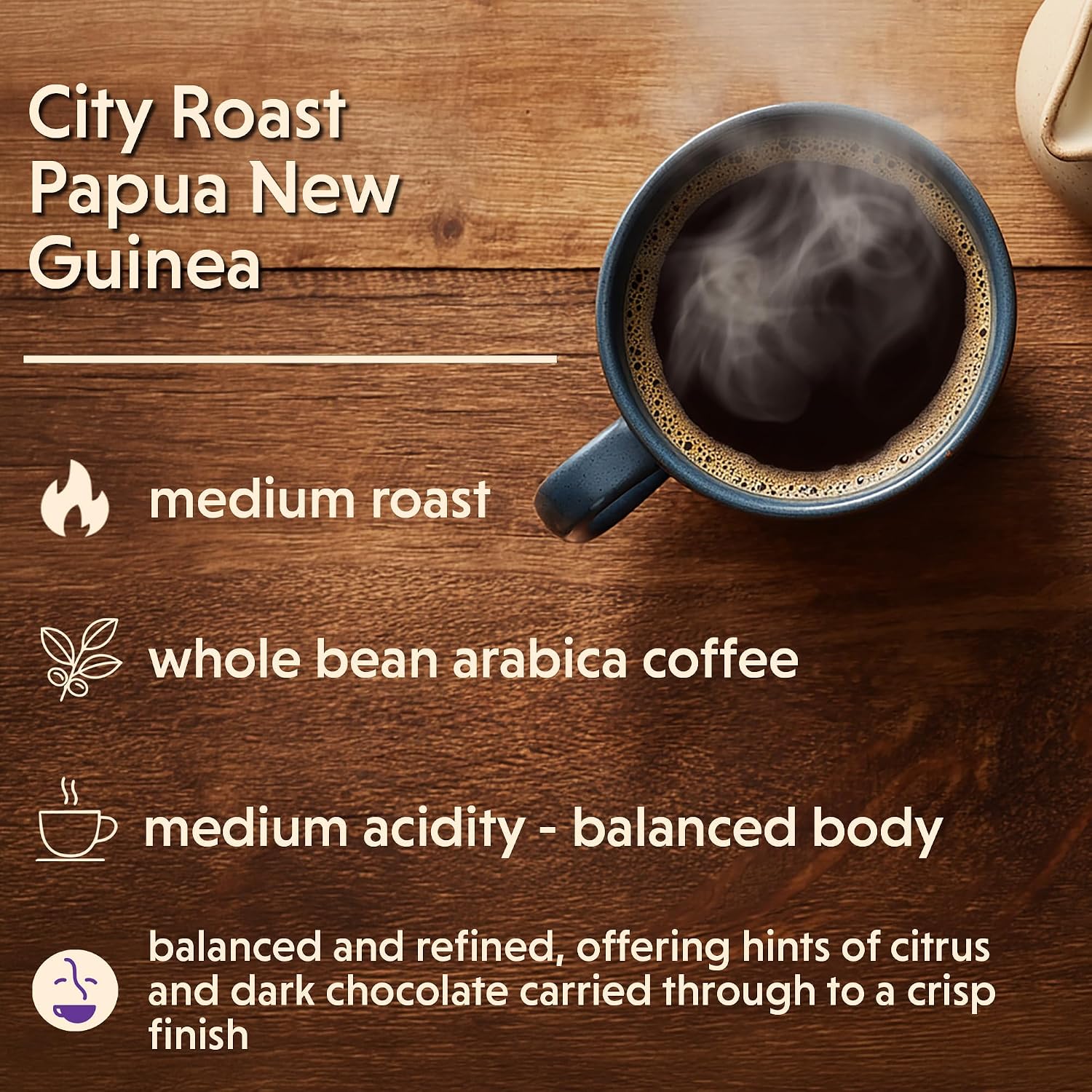 Coffee Bean Direct French Roast Colombian Supremo, Whole Bean, 1lb Bag | Dark Roast, Single Origin Arabica Coffee Beans