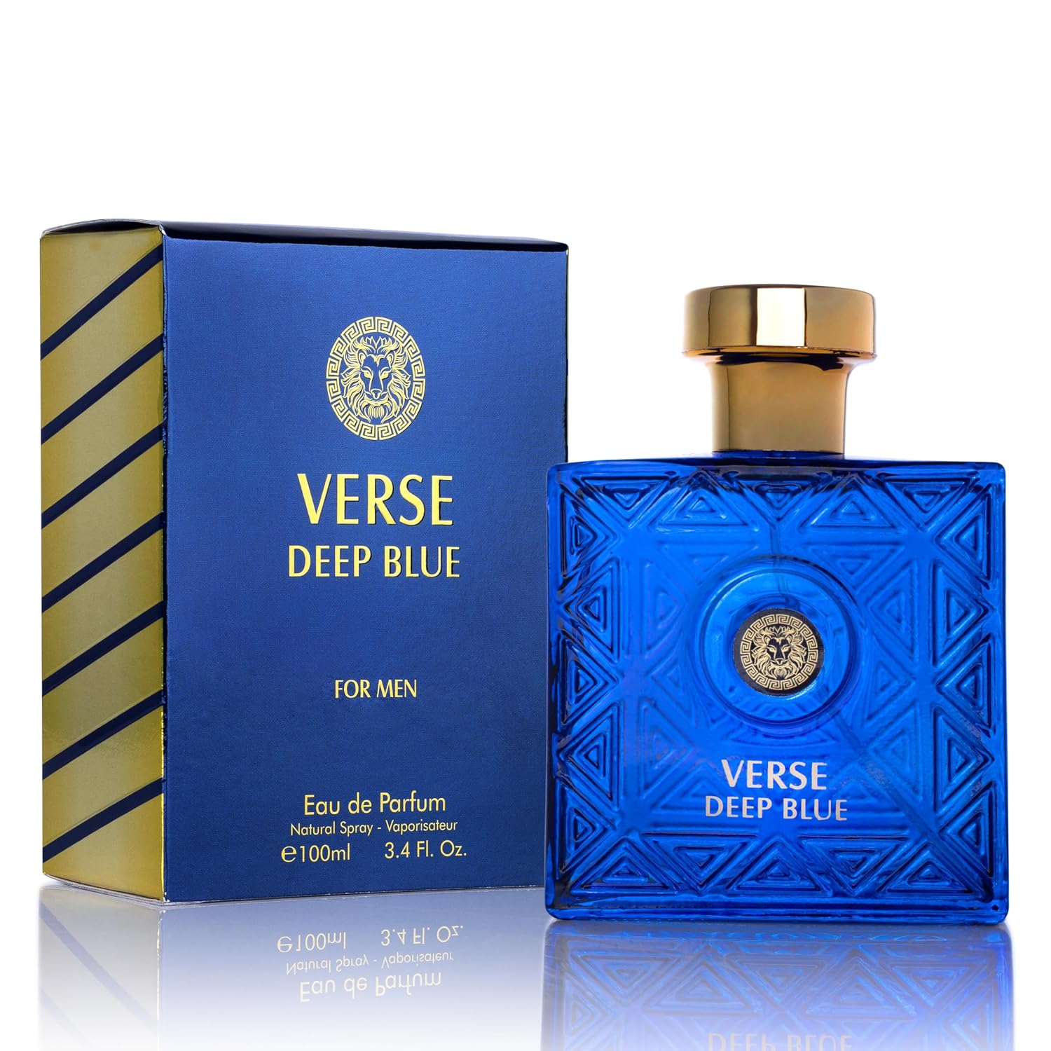NovoGlow Verse Deep Blue, Eau de Parfum Spray Perfume, Fragrance For Men- Daywear
