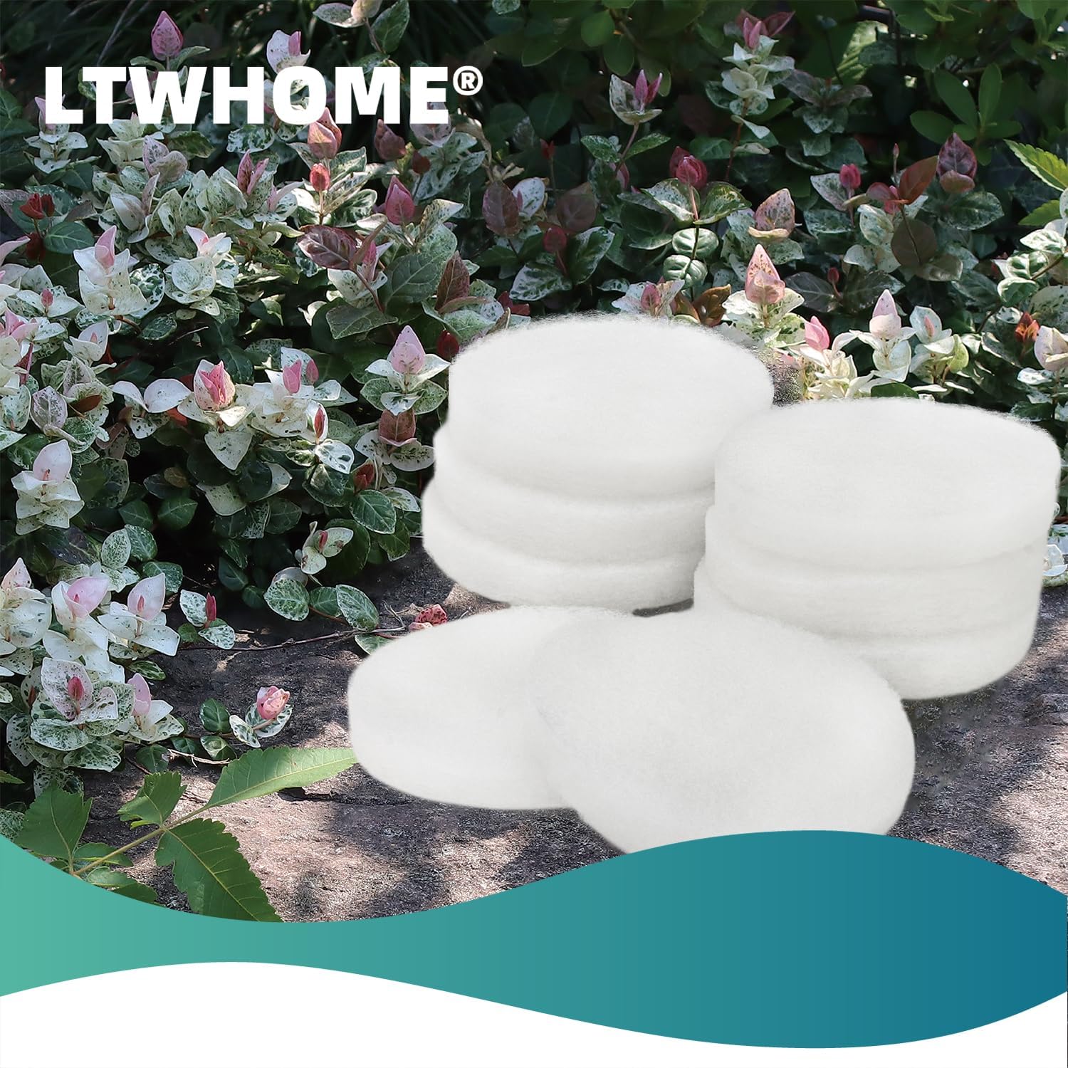 Compatible Polishing Pads Suitable for Fluval FX4, FX5, FX6 Fine Filter (Pack of 12)