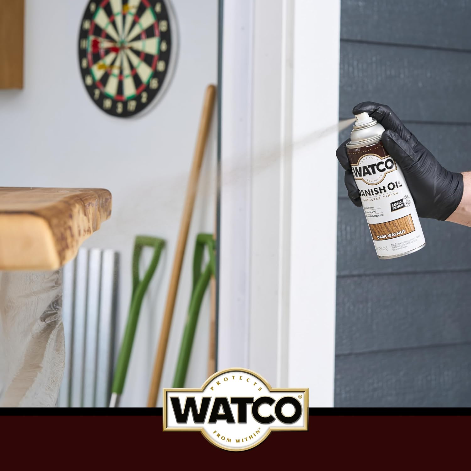 Watco 65351 Danish Oil Wood Finish, Pint, Black Walnut