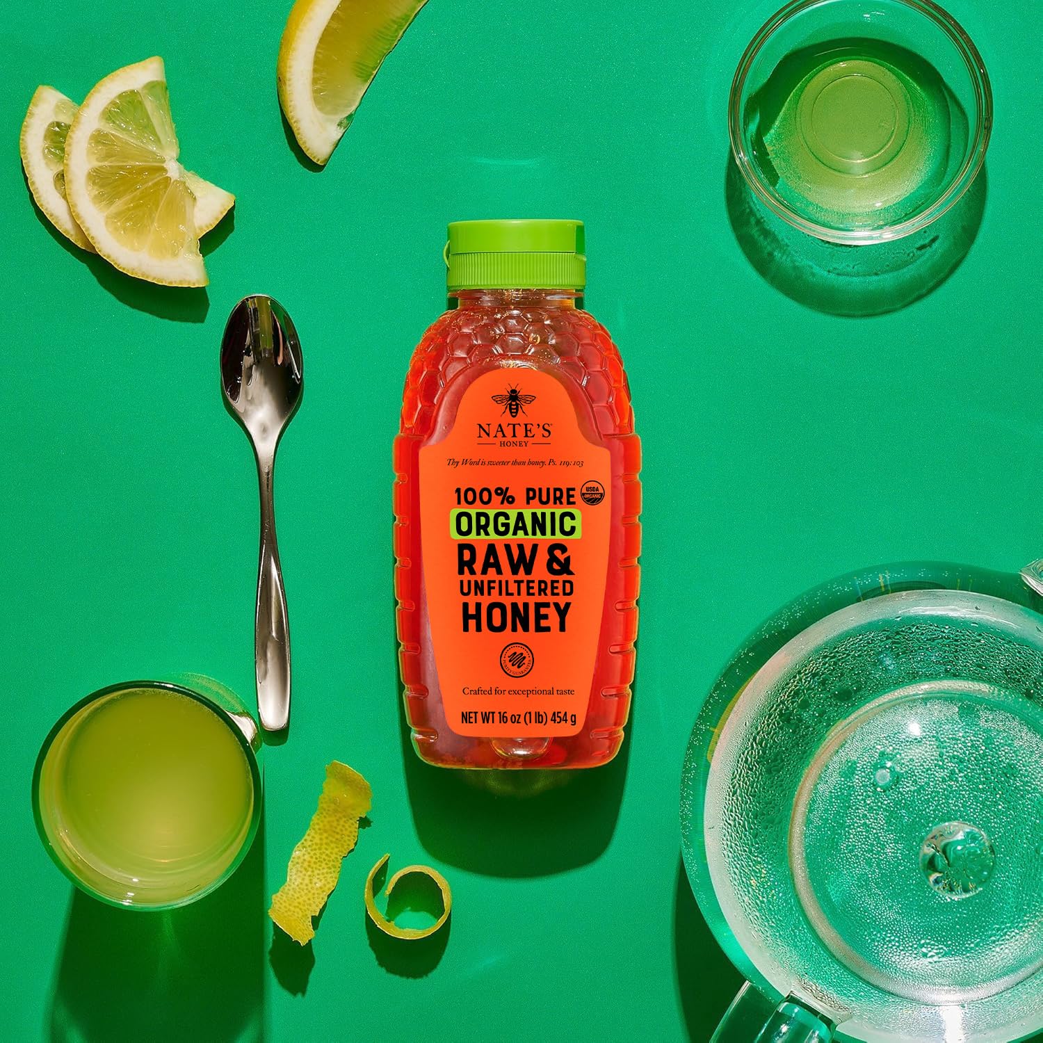 Nate's Organic Honey - 32oz. Squeeze Bottle