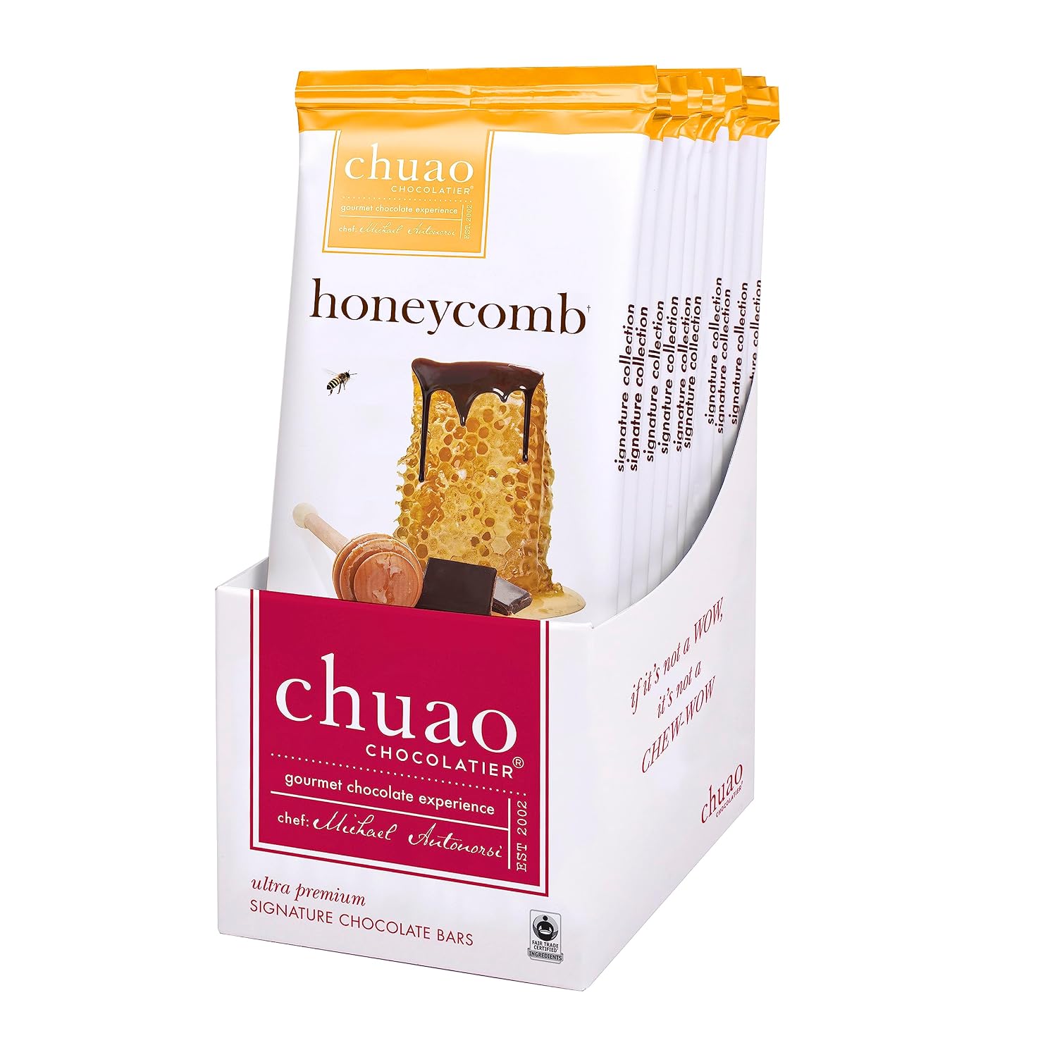 Chuao Chocolatier Ravishing Rocky Road Milk Chocolate Bars | Gourmet Almond Vegan Marshmallows Artisan No Preservatives | 10 Pack (2.8 oz each)