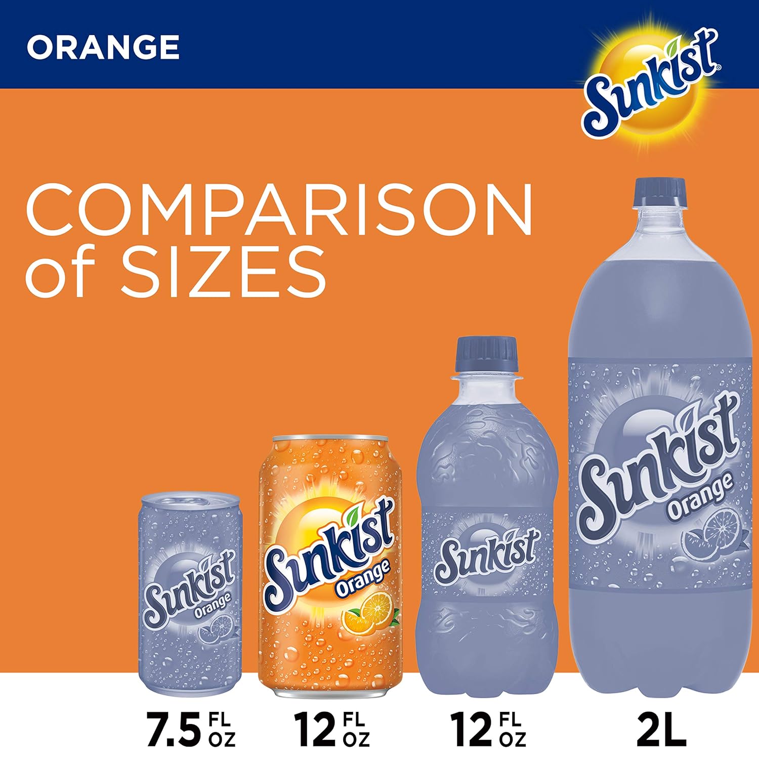 Sunkist Orange Soda, 12 Fl Oz (Pack of 12)