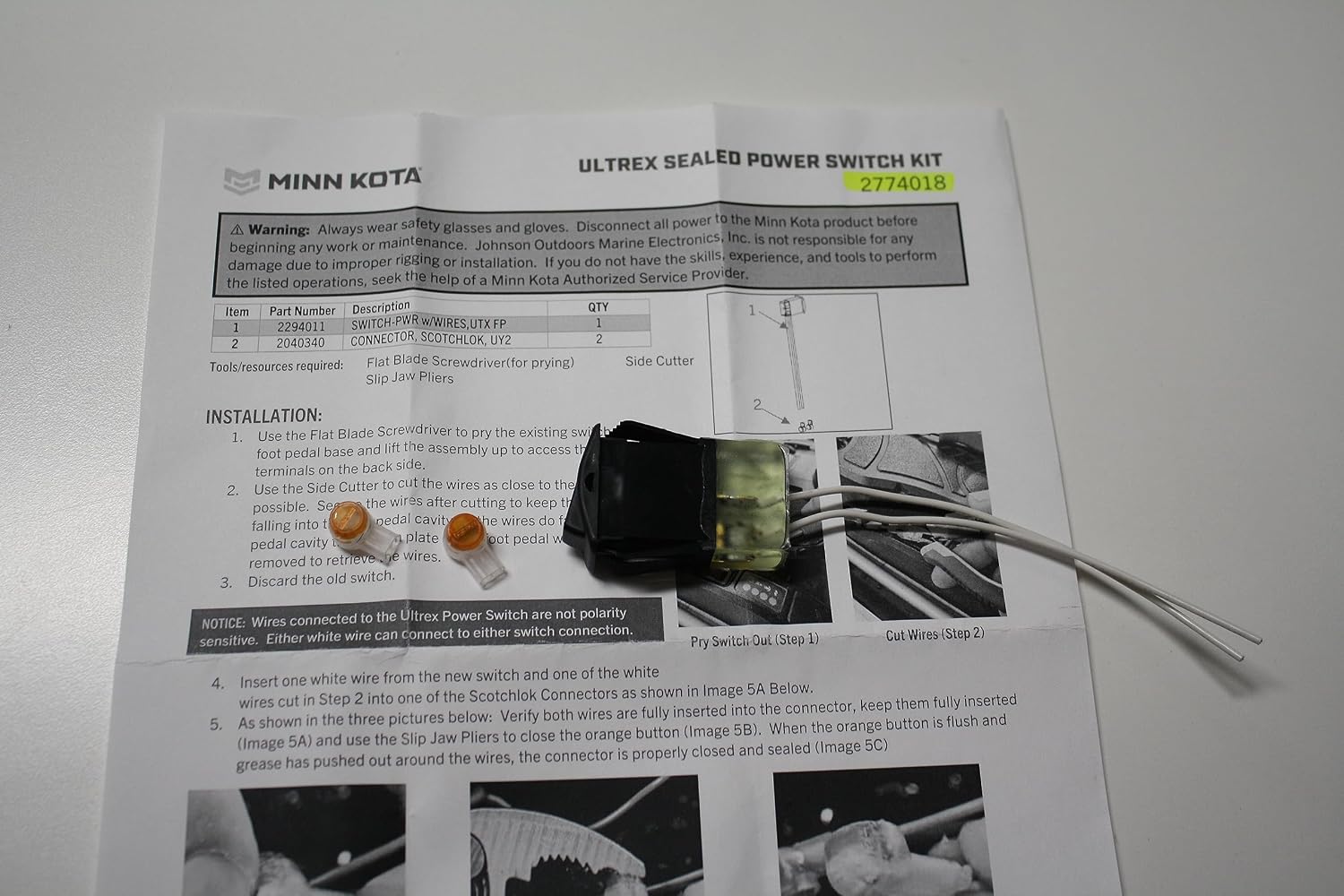 Minn Kota 2044022 Switch - Power, On/Off