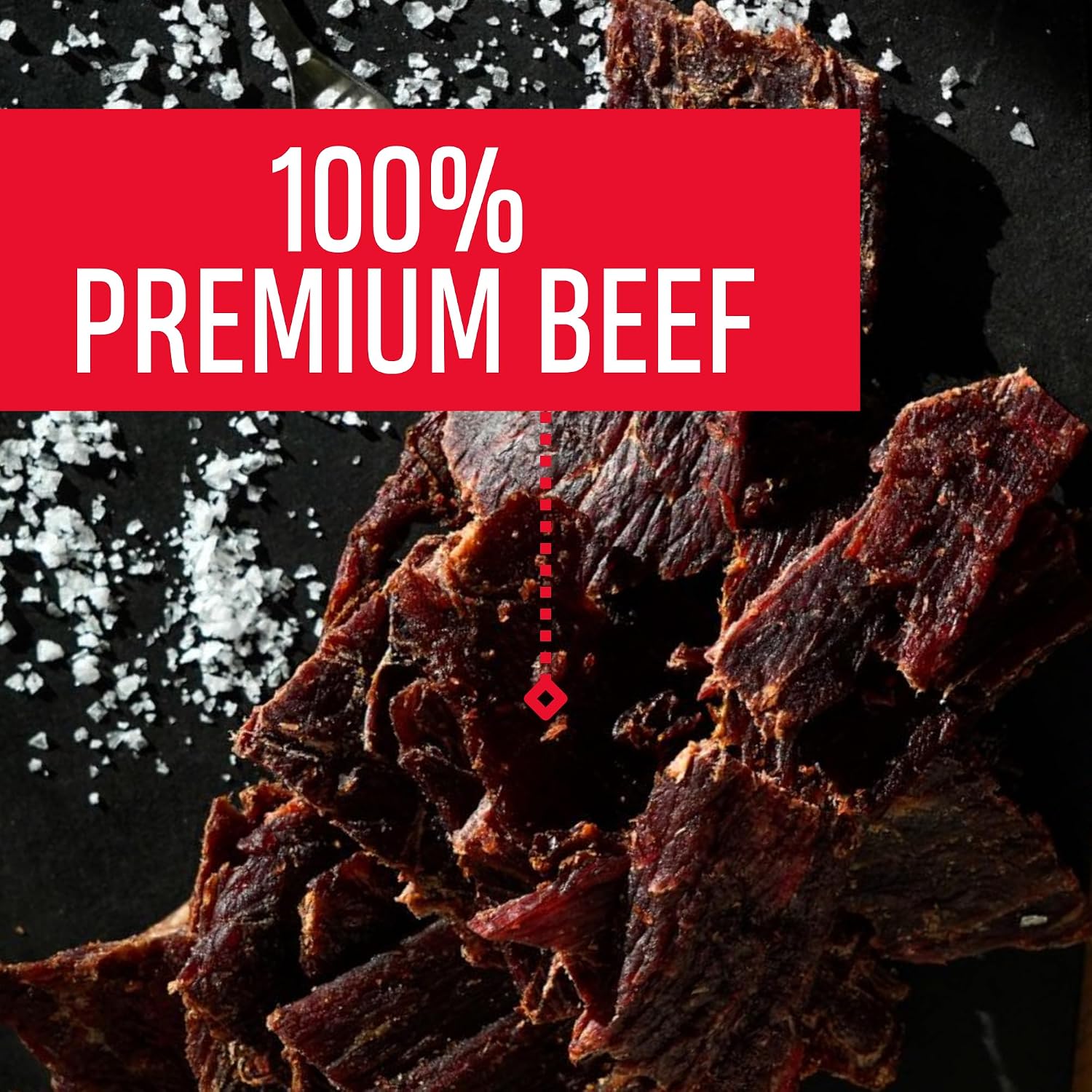 Oh Boy! Oberto Classics Thin Style Peppered Beef Jerky, 1.2 Ounce (Pack of 8)