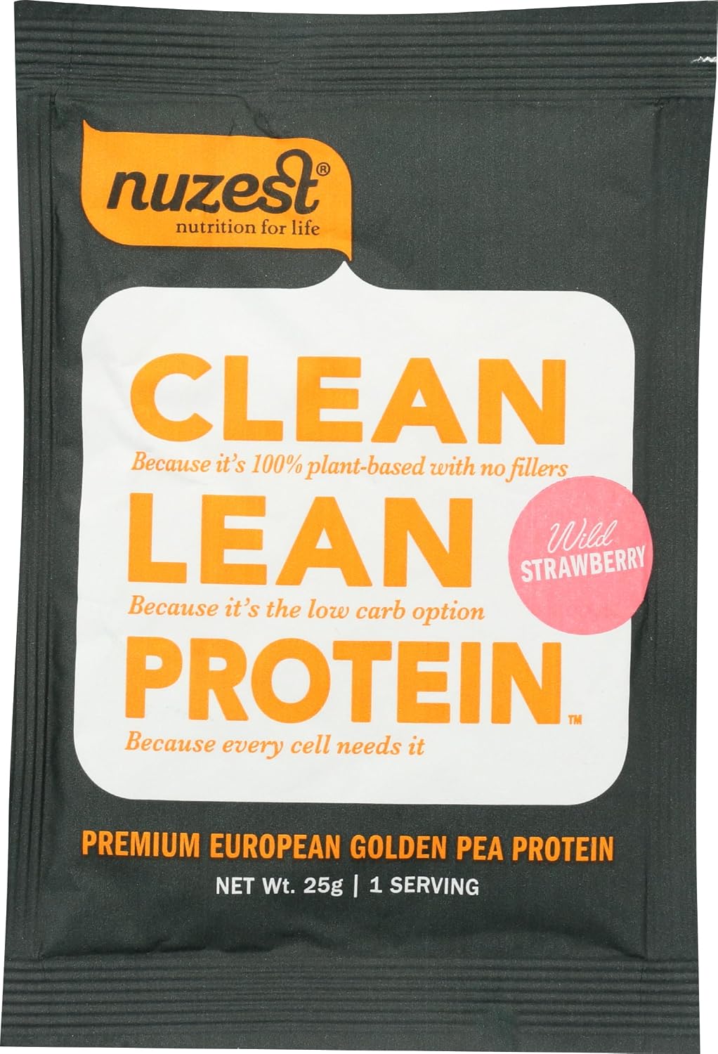 Nuzest Clean Lean Protein - Vegan Pea Protein Powder Rich Chocolate 1.1 lb | 20 Servings with 18g Protein Plant Based Protein Powder, Only 4 Ingredients, Dairy Free, Gluten Free, GMO Free, Protein Shake
