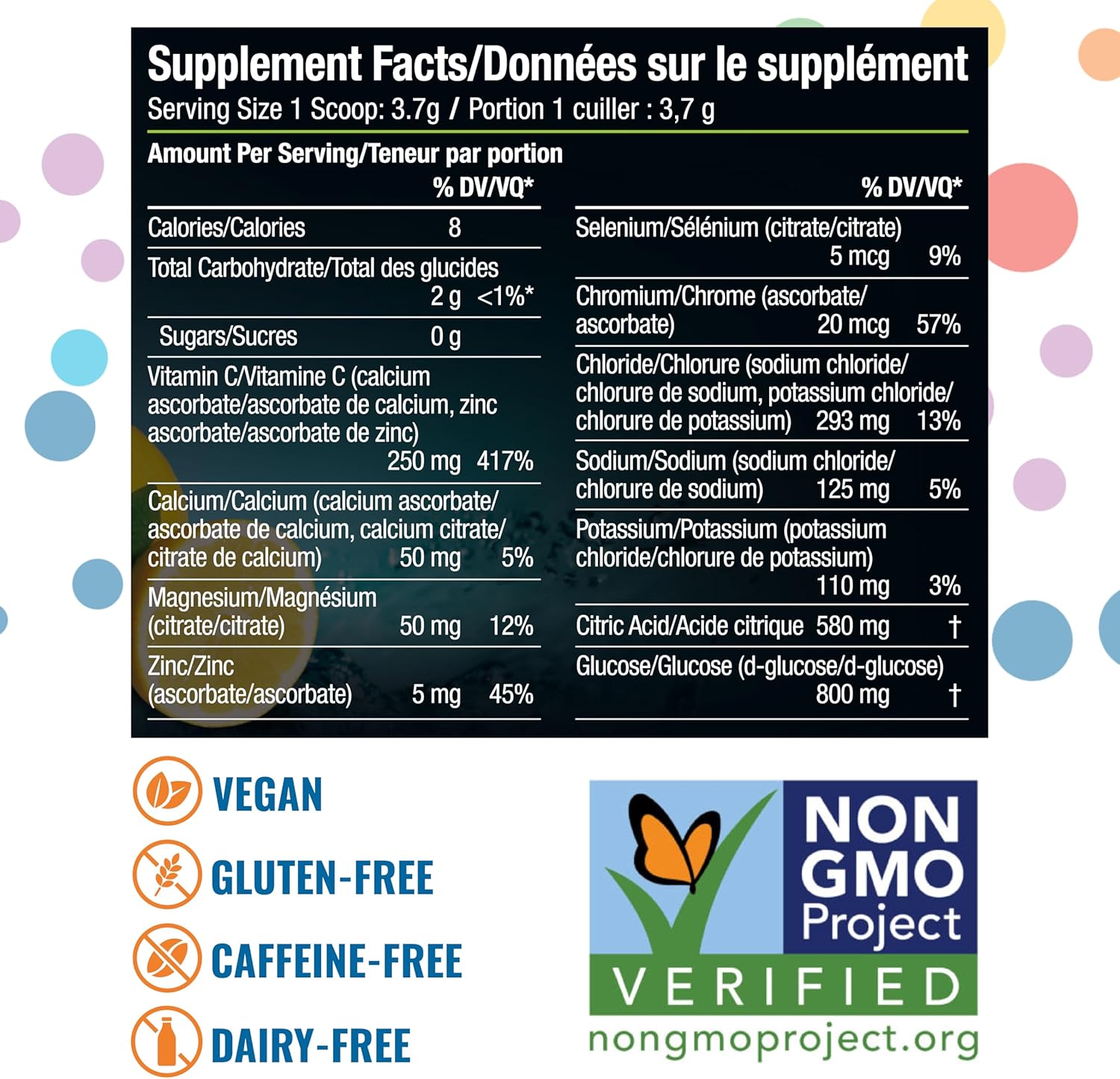 Ener-IV Electrolyte Drink Mix, Natural Flavors - Mixed Berry, 45 Servings