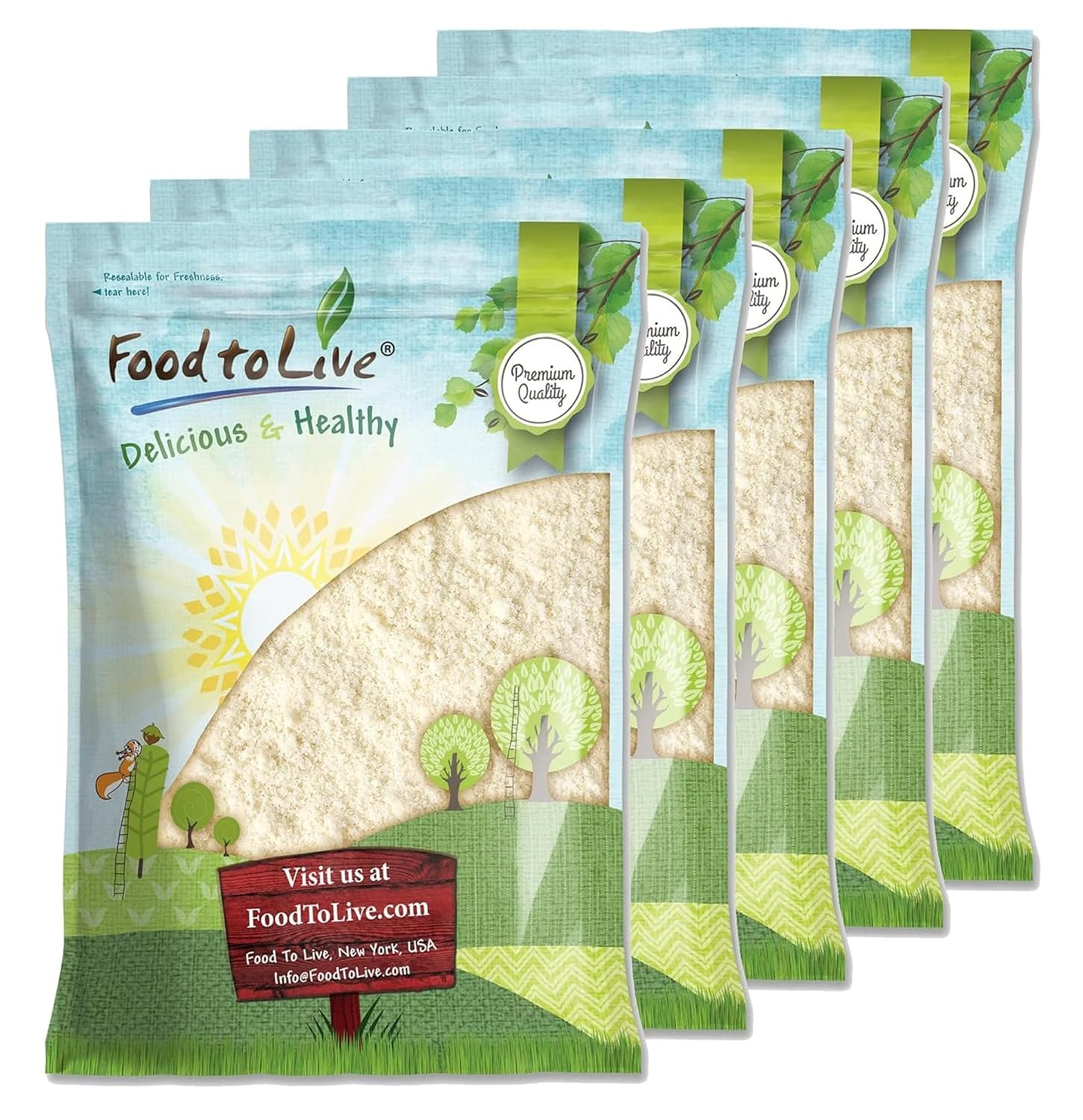 Food to Live - Blanched Almond Flour, 12 Pounds Non-GMO Verified, Finely Milled, Raw, Vegan, Keto, Paleo, Bulk, Low Sodium, Low Carb. Good Source of Fiber, Protein, Vitamin E, Copper.