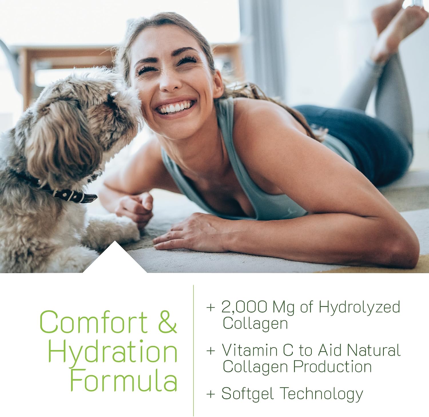 Irwin Naturals Deep Tissue Collagen-Pure Connective Tissue Support | Structural Collagen Support | 2,000 mg Hydrolyzed Collagen | Joint & Skin Wellness | 80 Liquid Soft-Gels