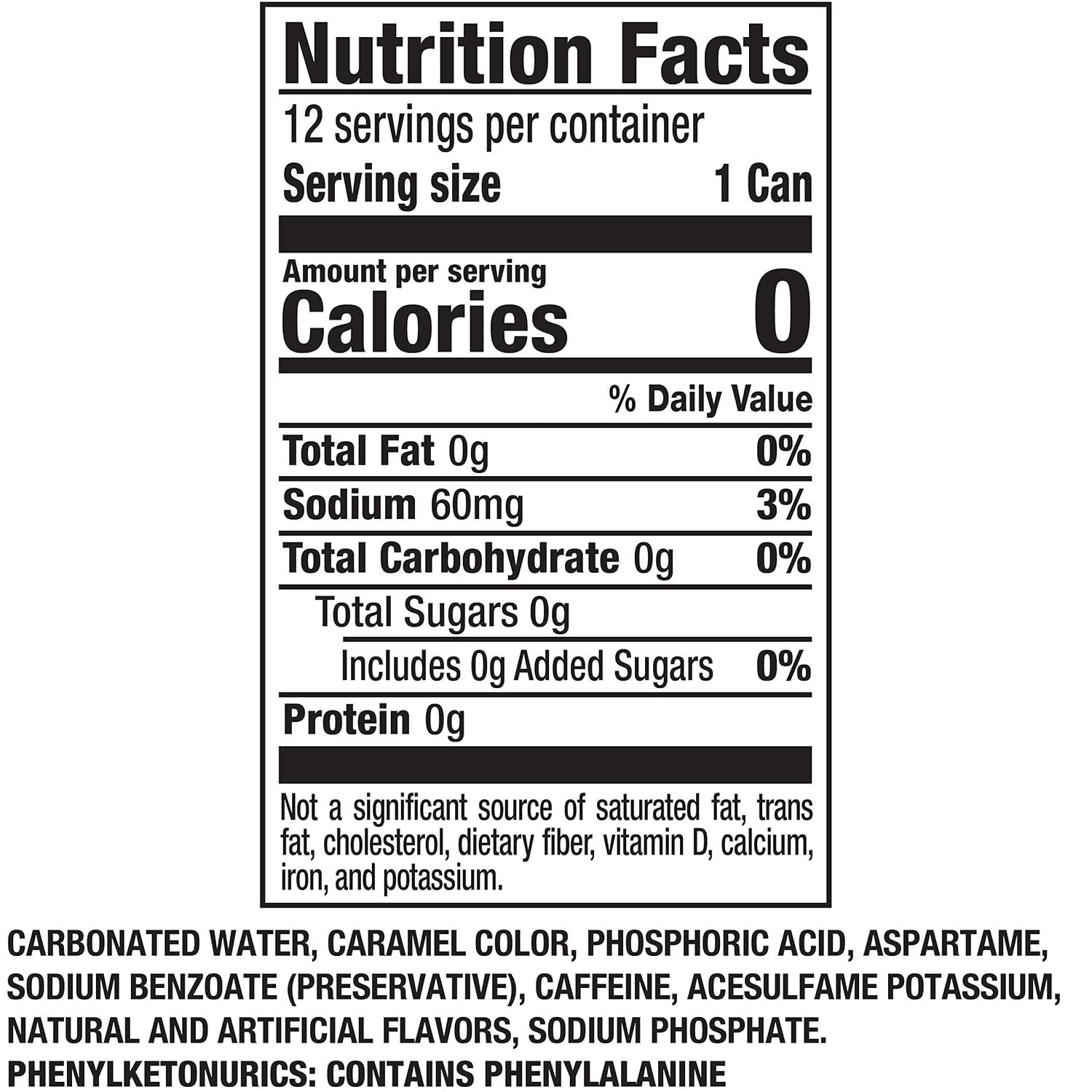 Diet Dr Pepper Soda, 12 fl oz cans, pack of 12