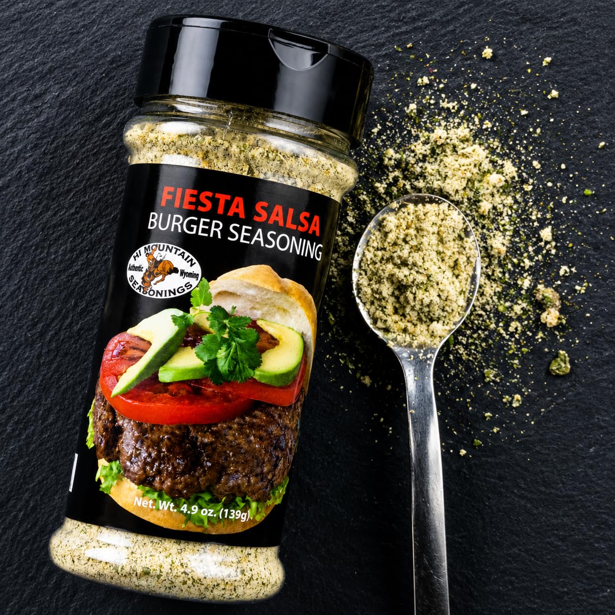 Hi Mountain Hickory Burger Seasoning | Smoked Hamburger Seasoning | Smoked hickory burger seasoning with garlic for rich grilled flavor on beef, turkey, chicken and venison burgers.