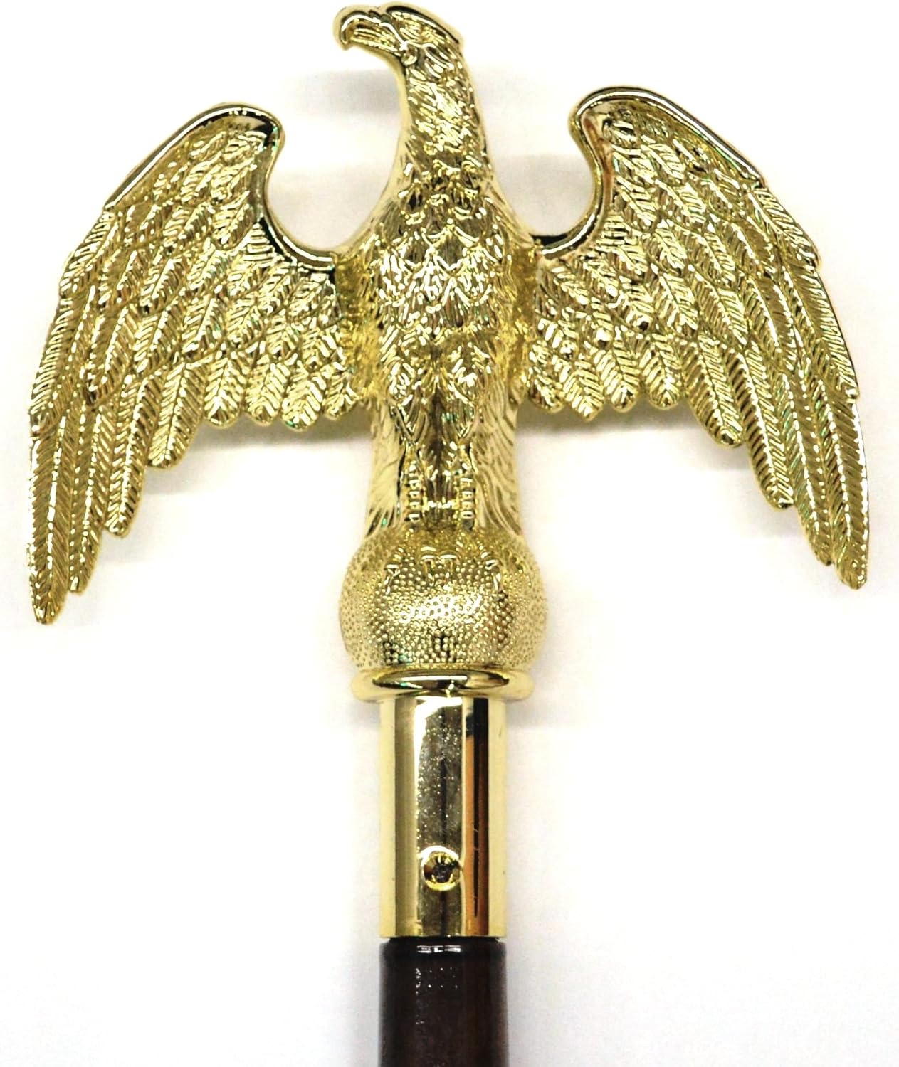 US Flag Factory 7 Inch Gold Eagle Topper Ornament (ABS) for Indoor Flag Pole